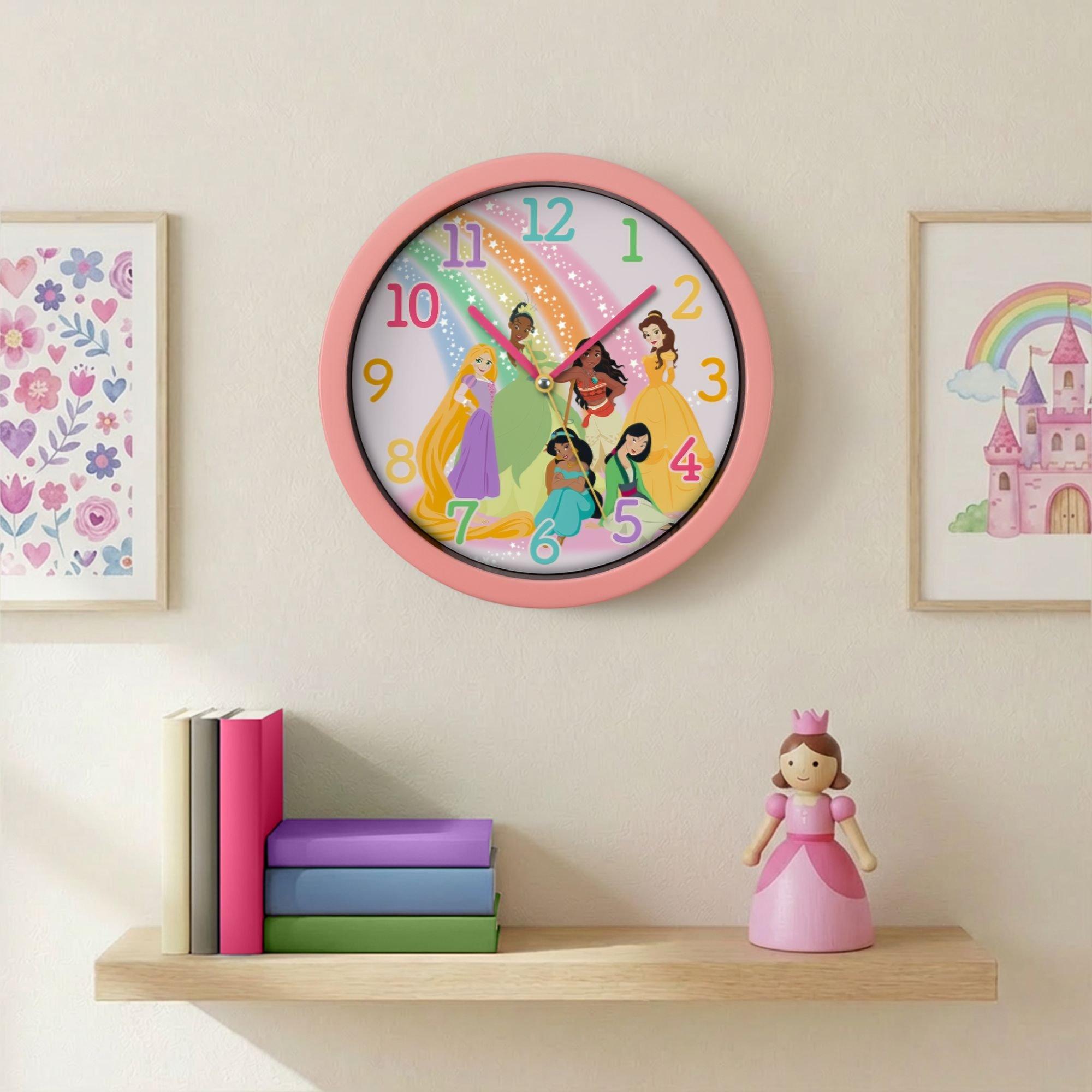 Pink - Disney - Disney Princess Round Wall Clock - 3