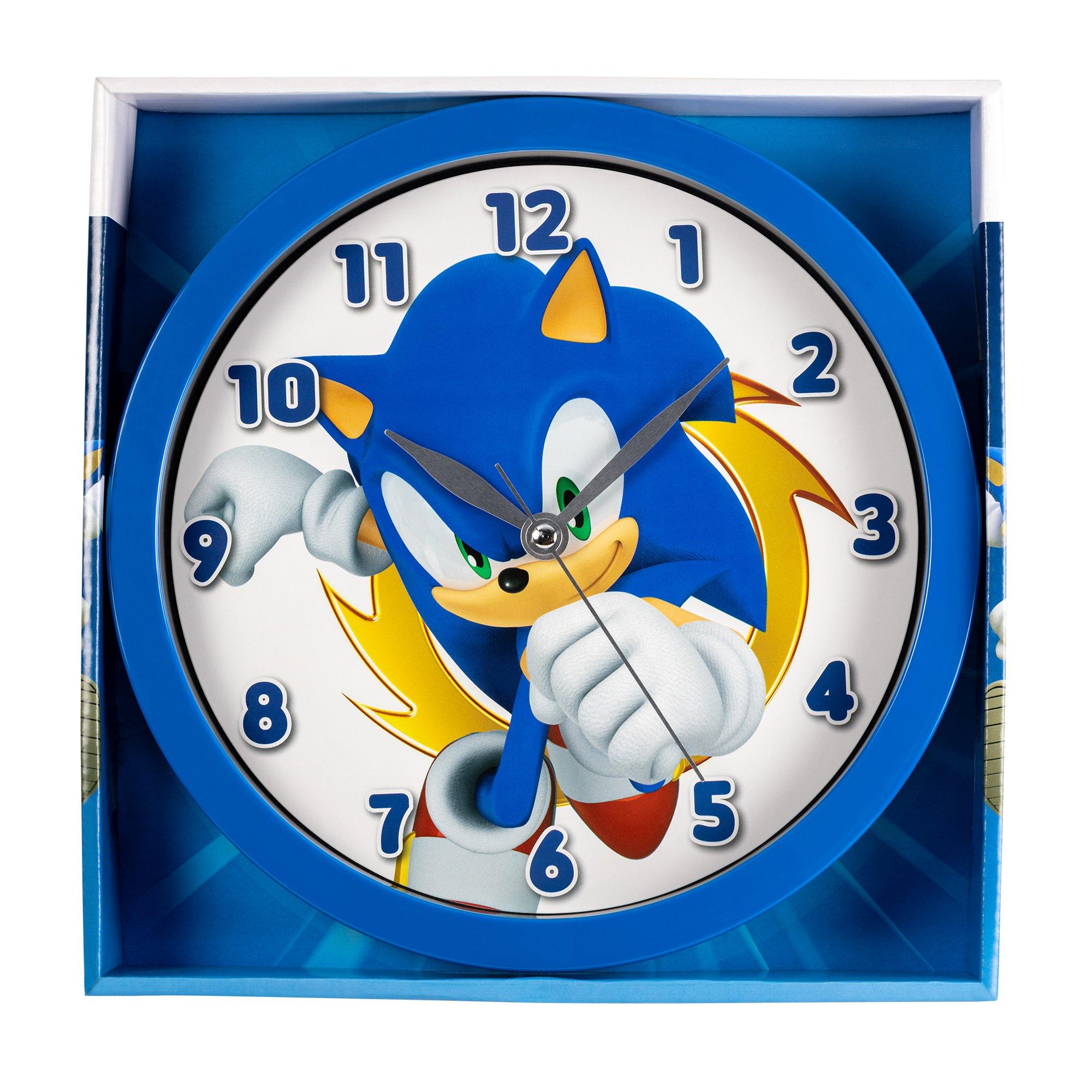 Blue - Sonic - Sonic the Hedgehog Round Wall Clock - 2