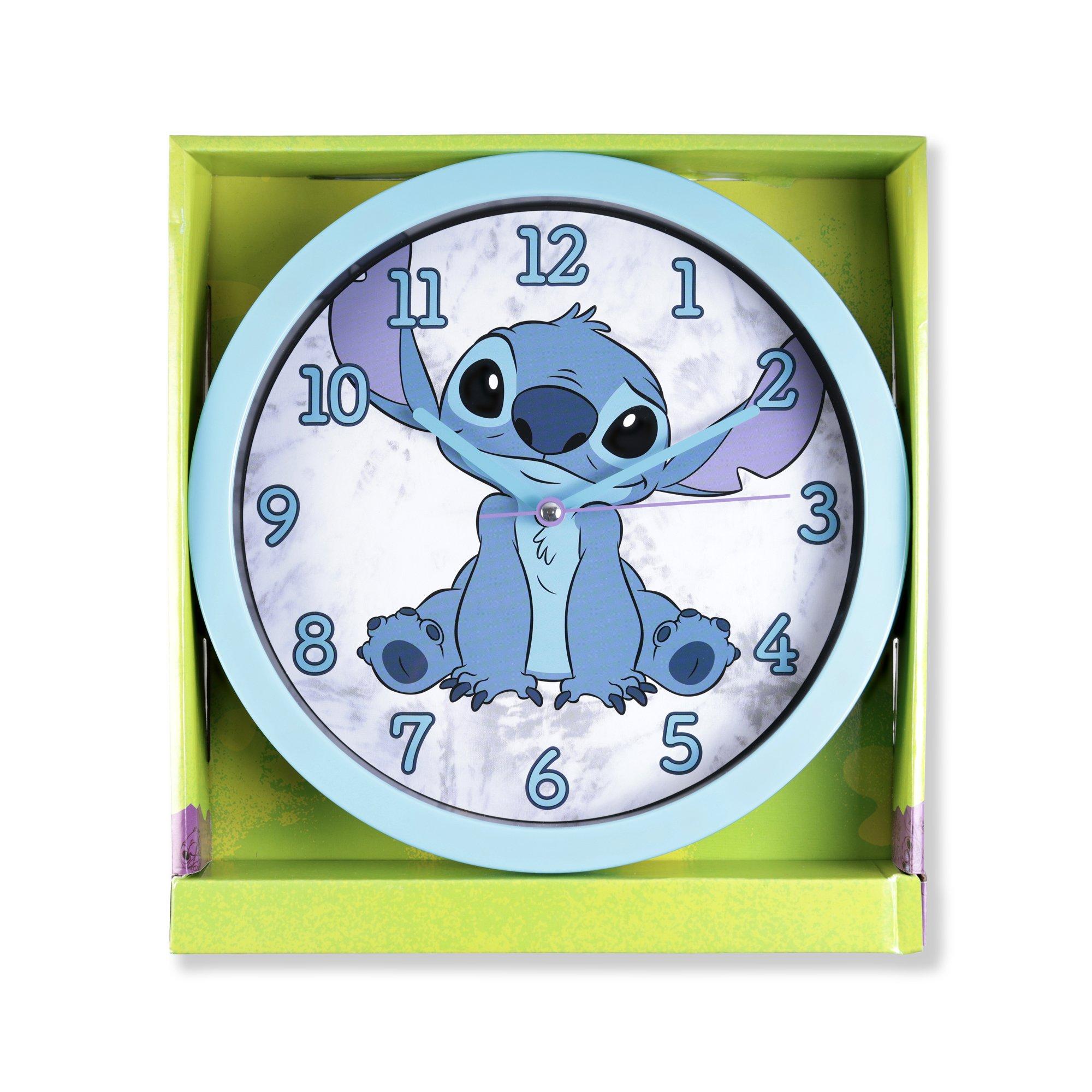Blue - Disney Stitch - Lilo & Stitch Round Wall Clock - 2