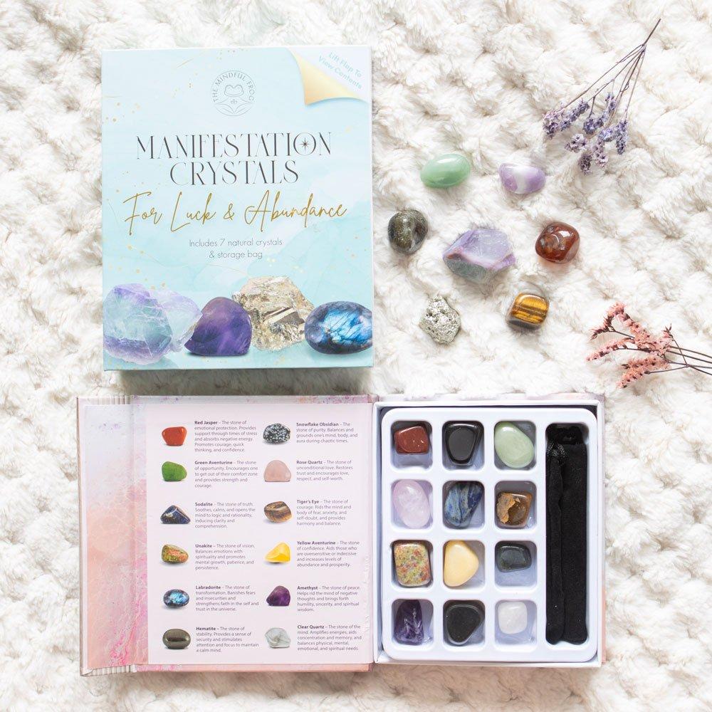 Something Different  The Little Book Of Crystal Healing Gift Set -  & Rainbow