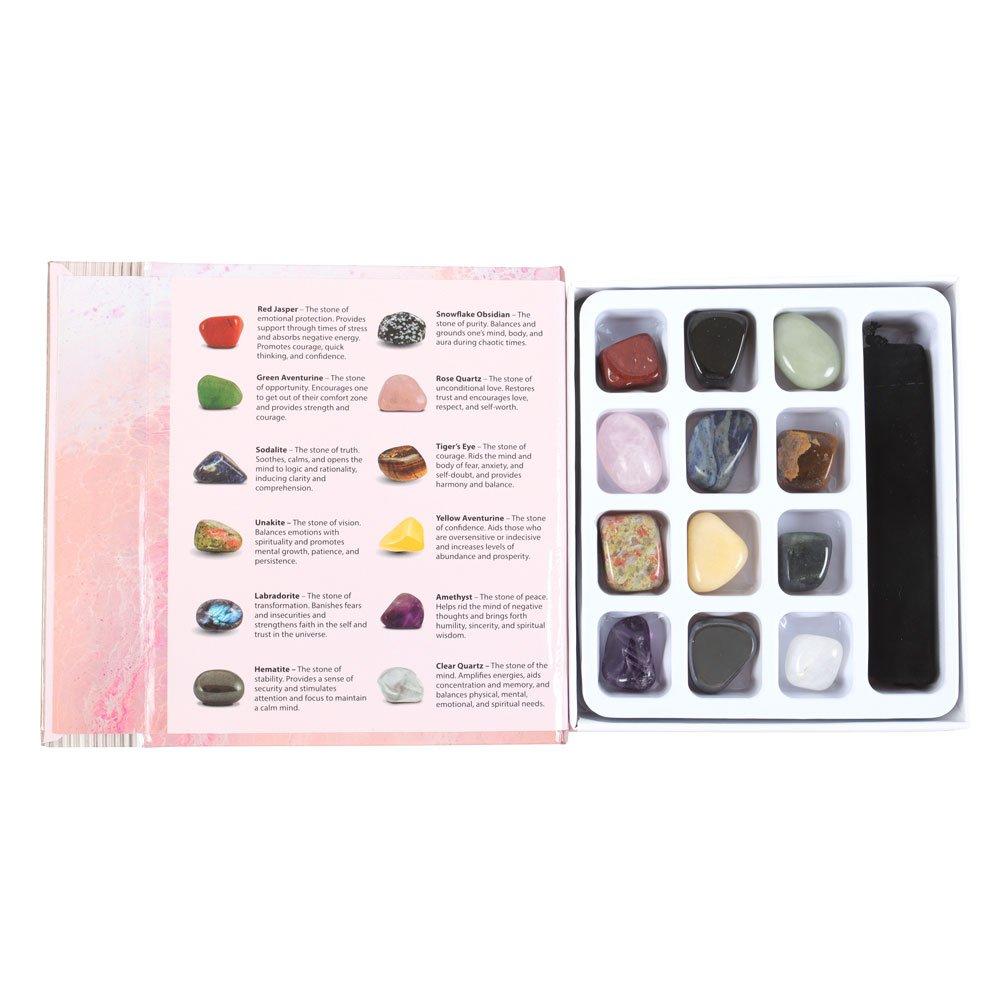Multi & Rainbow - Something Different - The Little Book of Crystal Healing Gift Set - 3