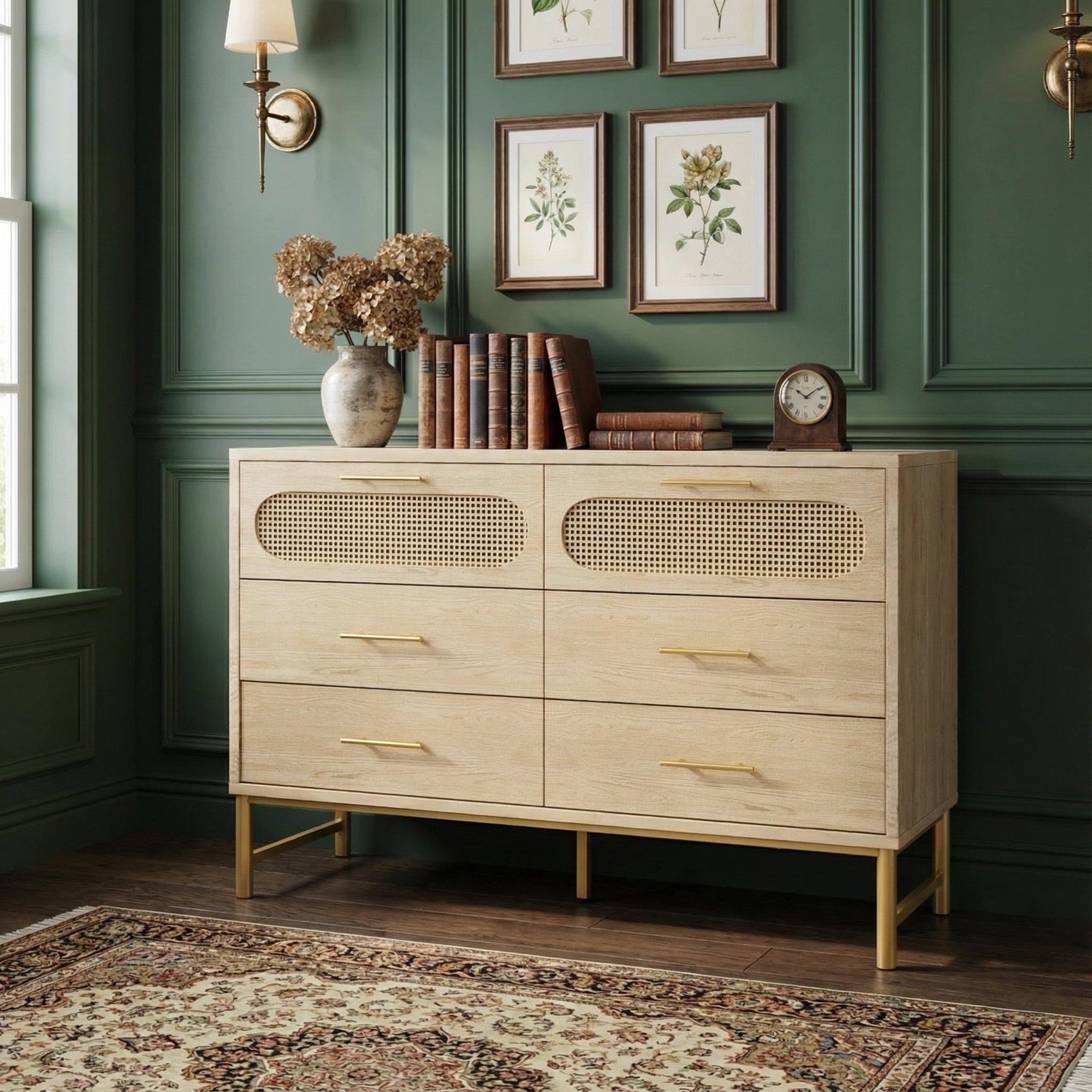 Beige - Urban Meuble - Modern Beige Sideboard with Storage Solution - 1