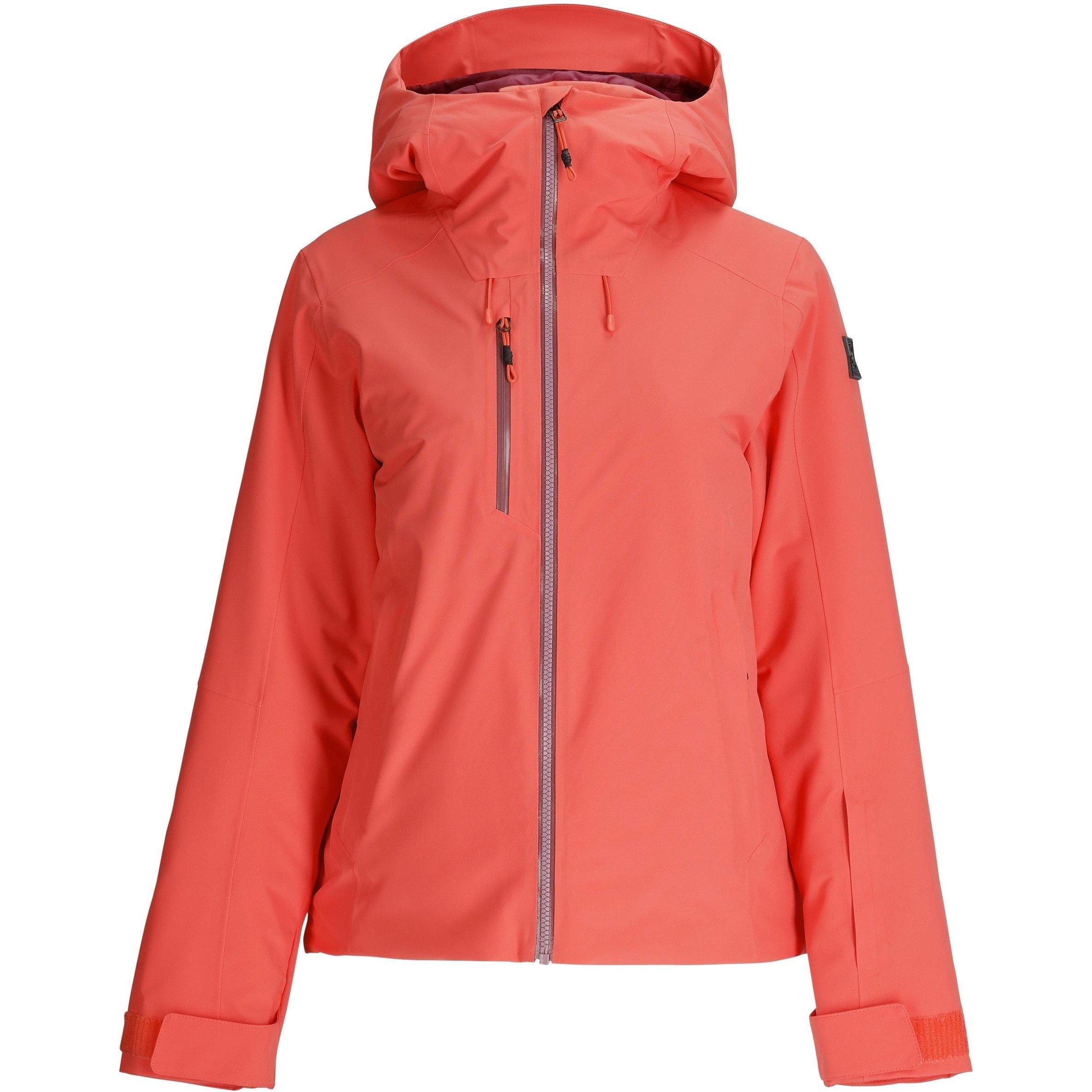 Spyder Women's Temerity Waterproof Insulated Ski Jacket - Coral - 16 (XL)