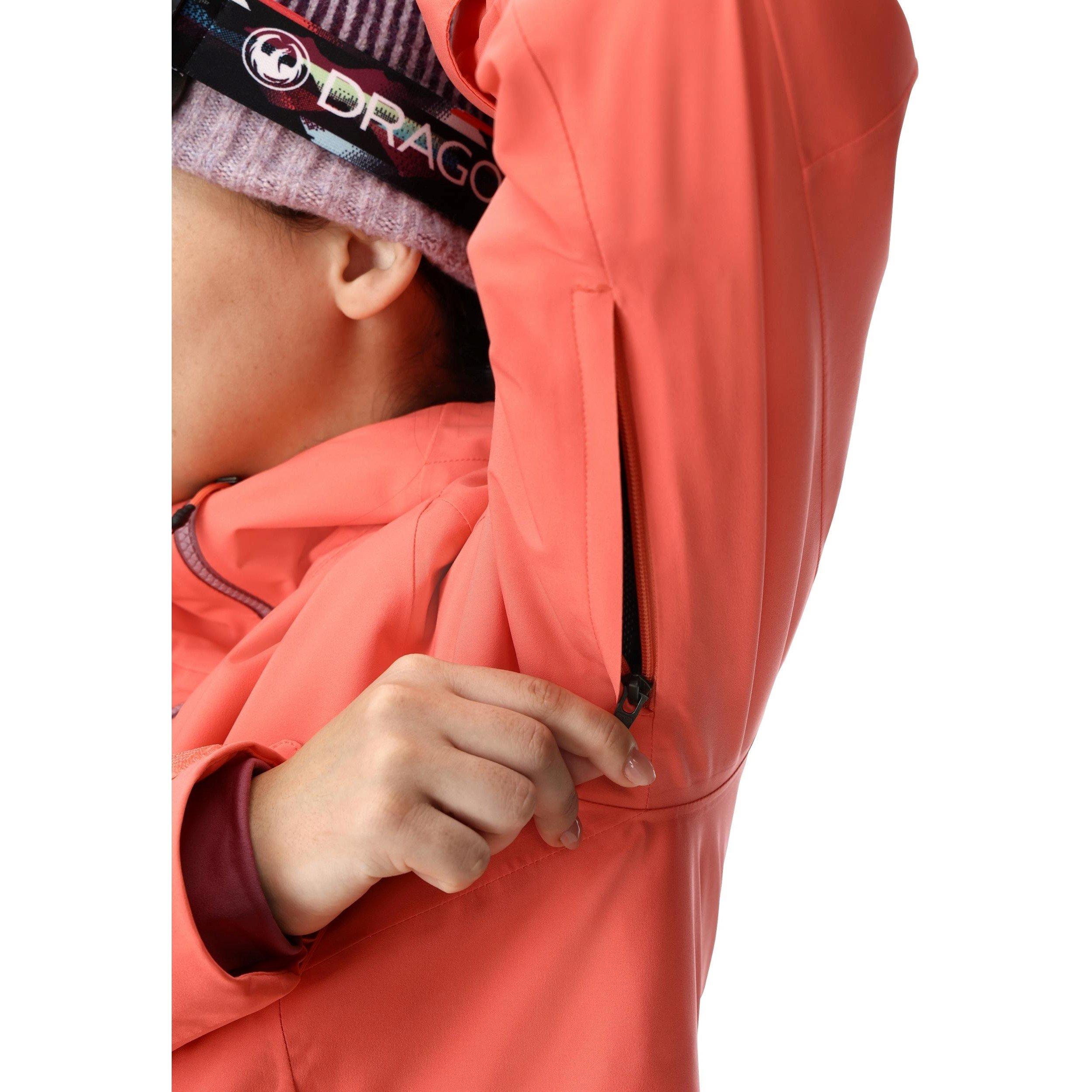 Spyder Giacca Vertical Da Donna, Isolamento Thinsulate 40g, Tessuto Elasticizzato Riciclato 10K/10K, Vita Regolabile, Colore PUL, Taglia M