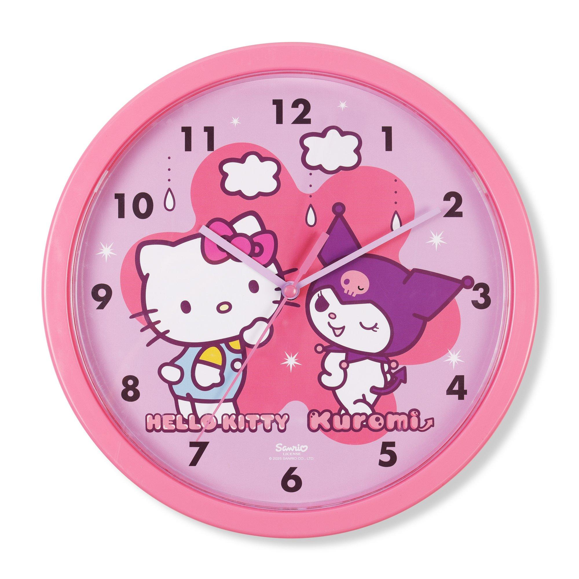 Pink - Hello Kitty - Hello Kitty Round Wall Clock - 1