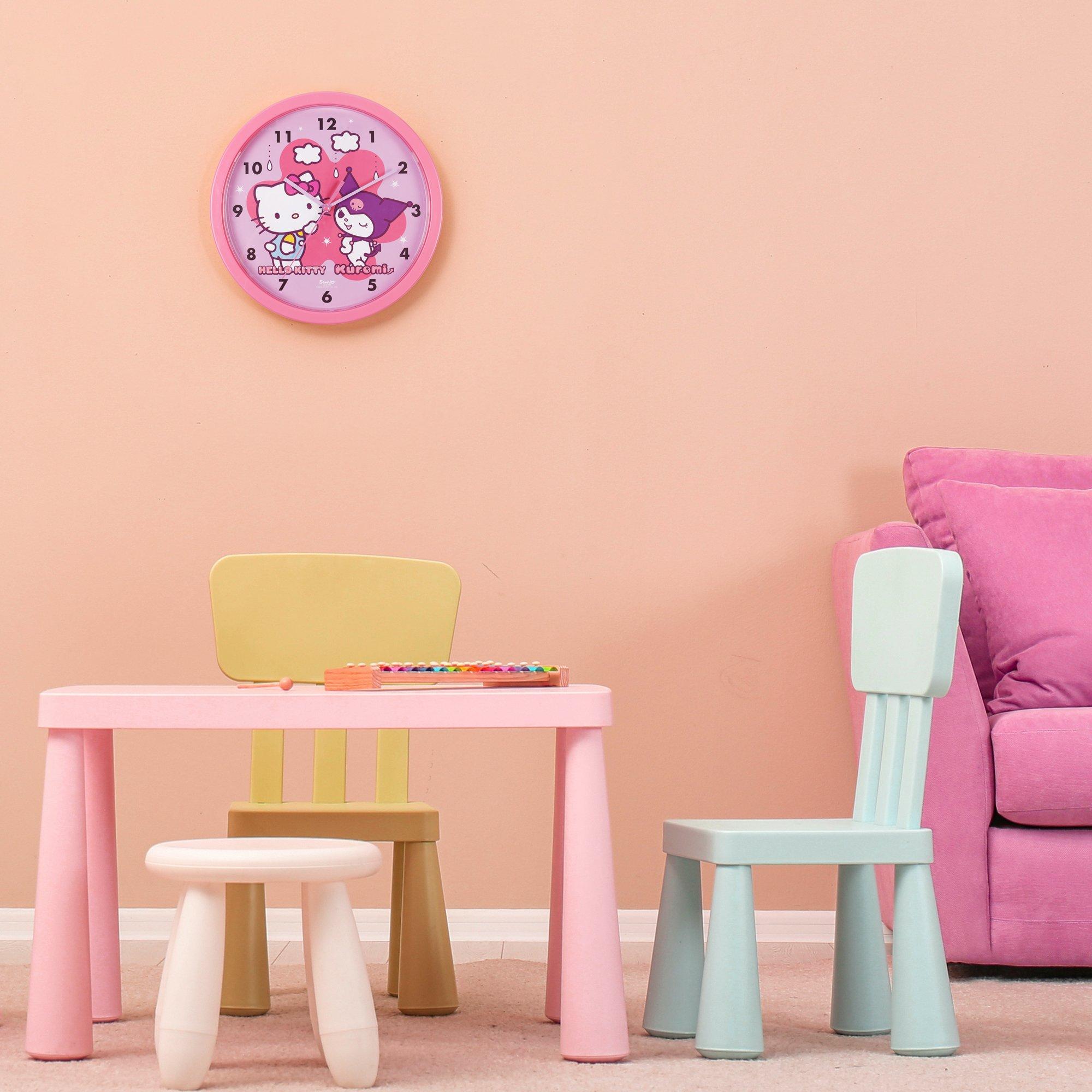 Pink - Hello Kitty - Hello Kitty Round Wall Clock - 2