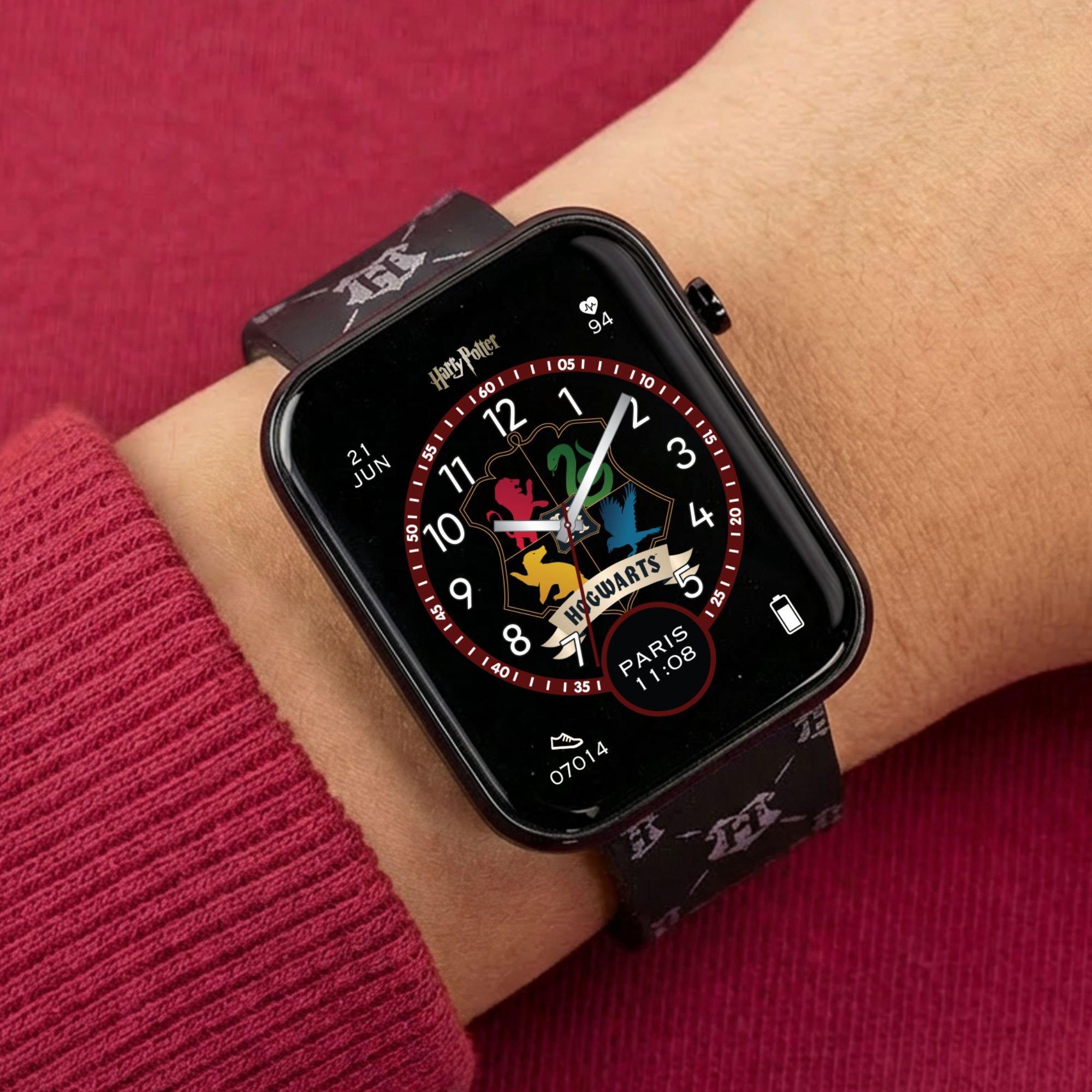 Black - Harry Potter - Harry Potter Black Strap Smart Watch - 2