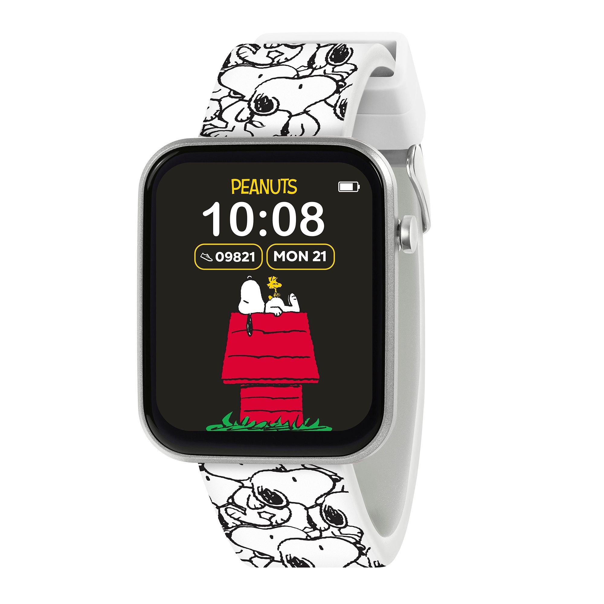 White - Snoopy - Peanuts Snoopy White Strap Smart Watch - 4
