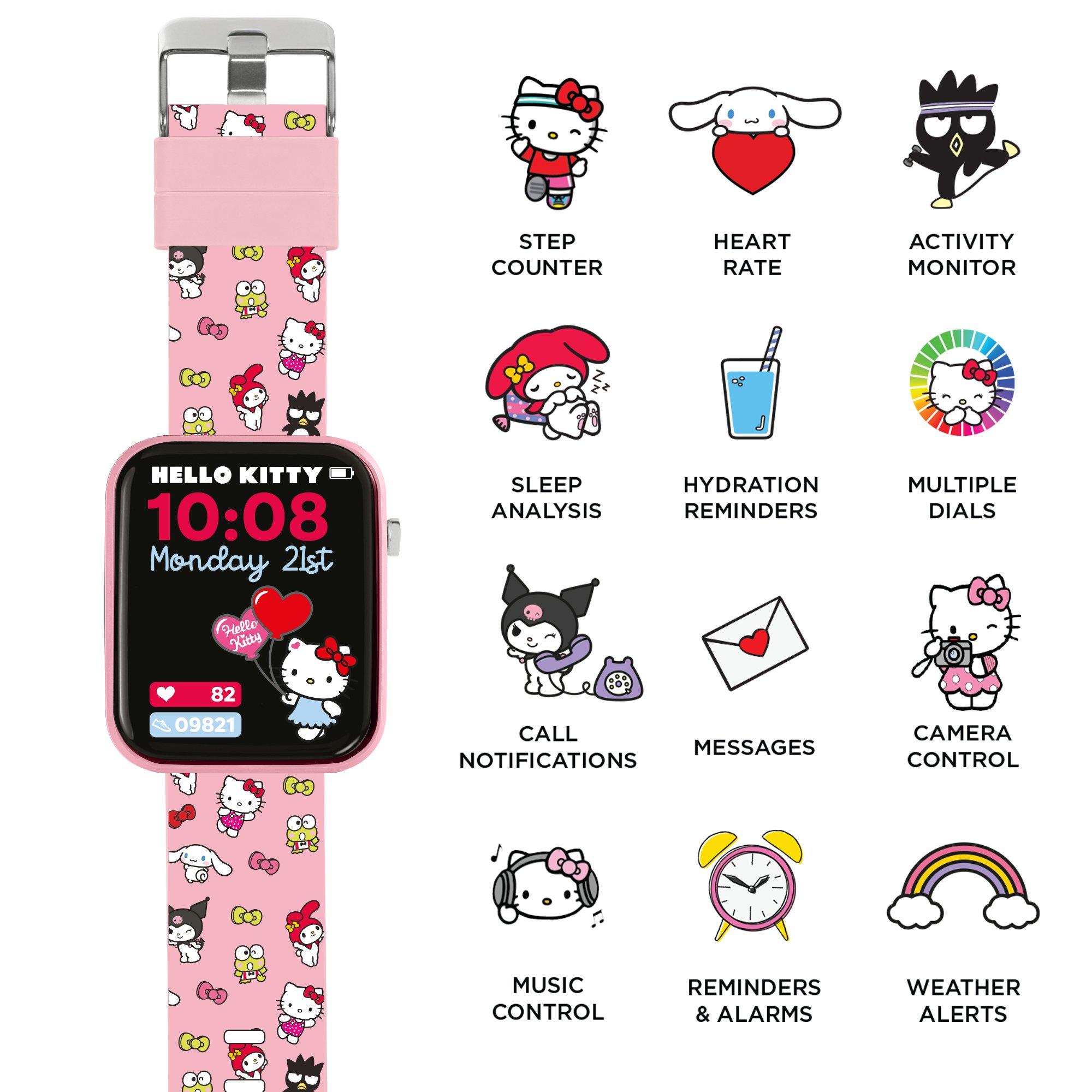 Pink - Hello Kitty - Hello Kitty & Friends Pink Smart Watch - 4