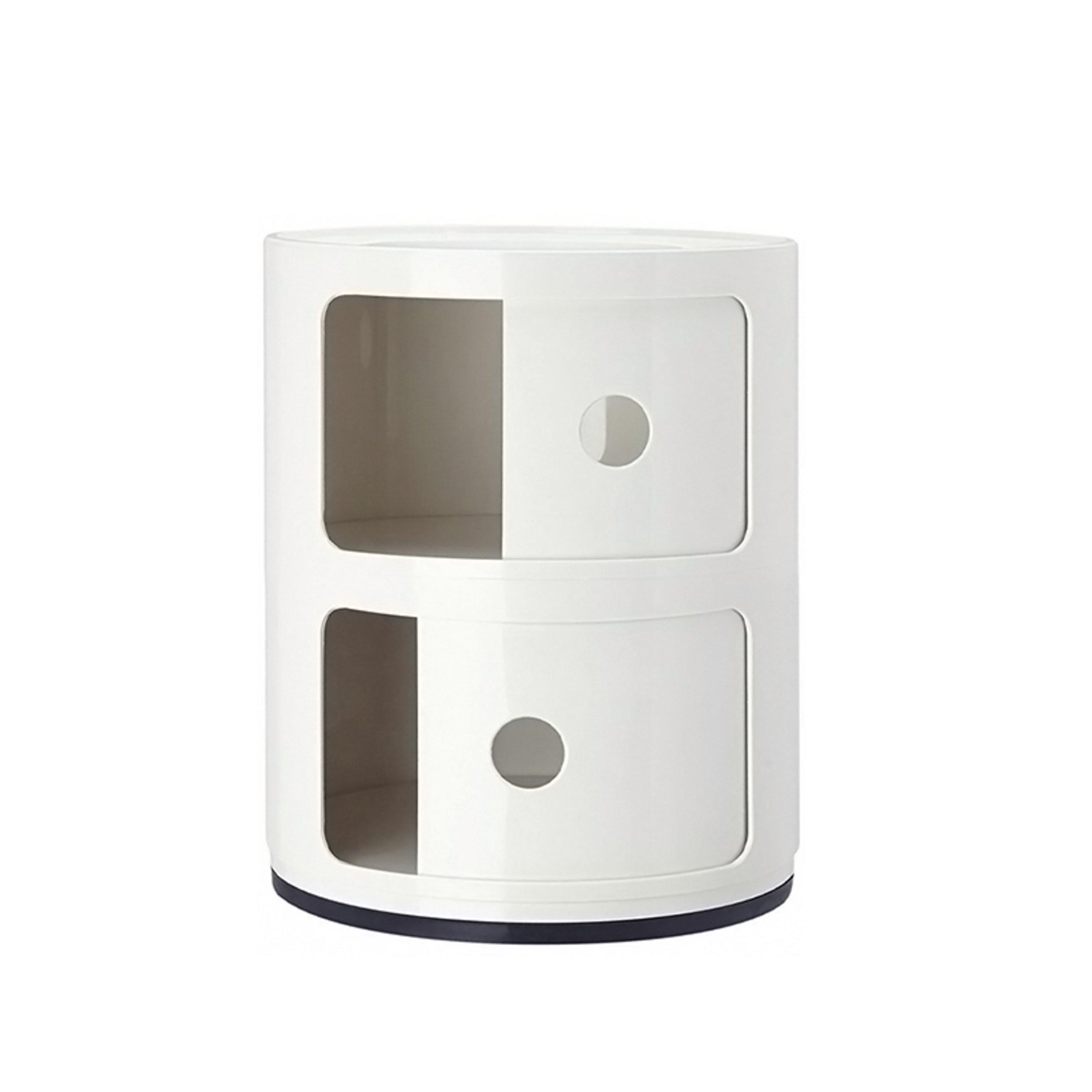 Beige - LIFE IDEAS - Cylindrical Multi-Tier Plastic Drawer Unit - 3