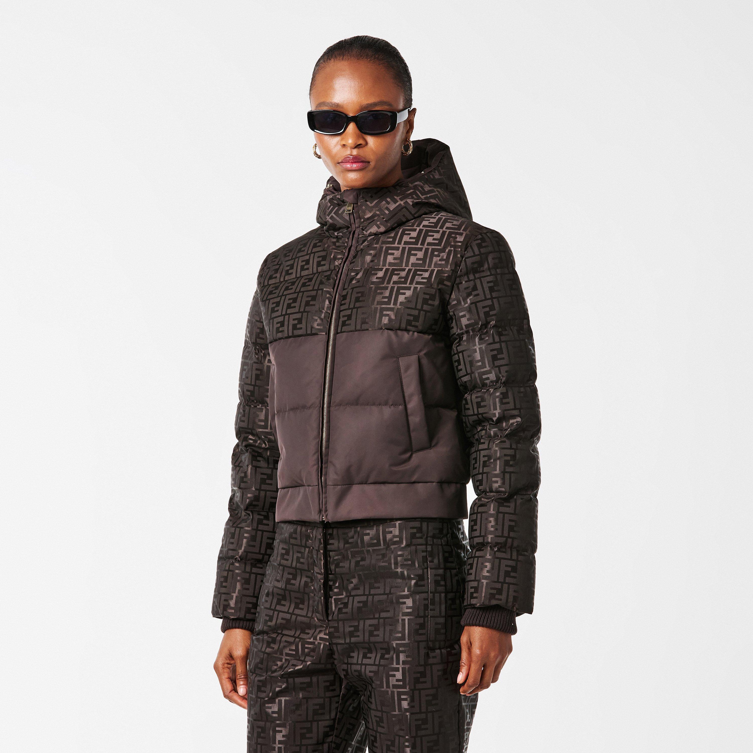 レディース FENDI 00s Fur Docking Down Jacket