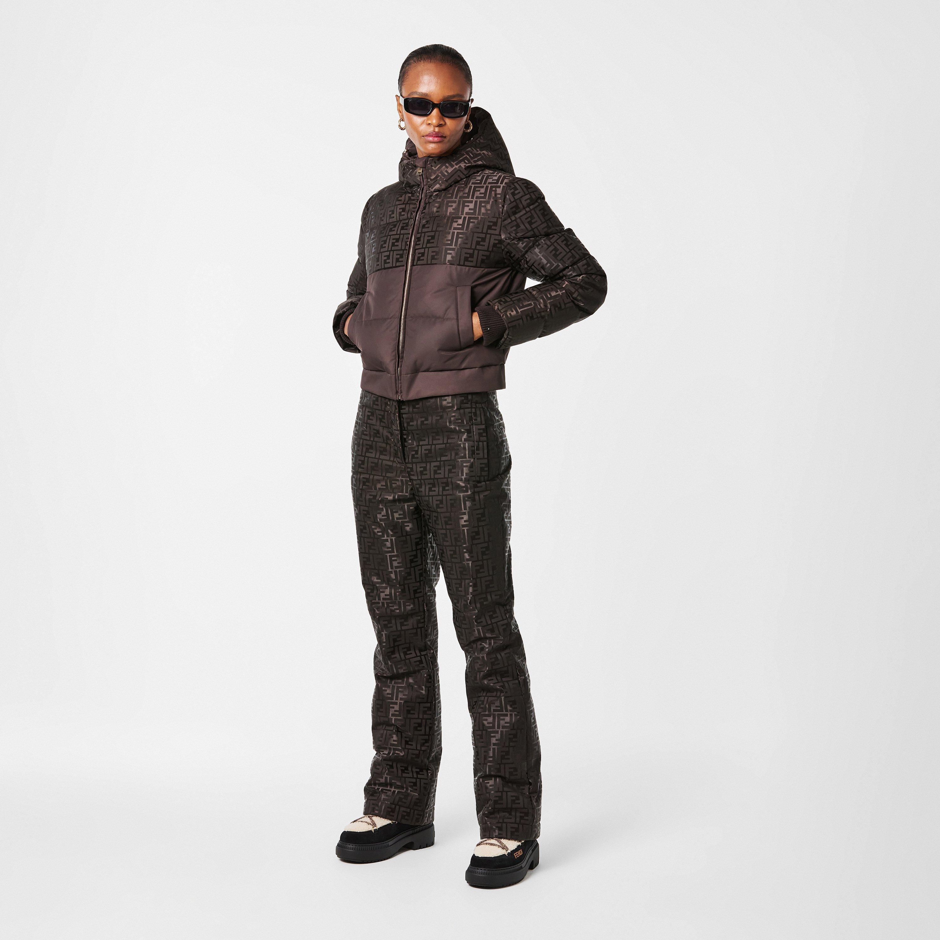 レディース FENDI 00s Fur Docking Down Jacket