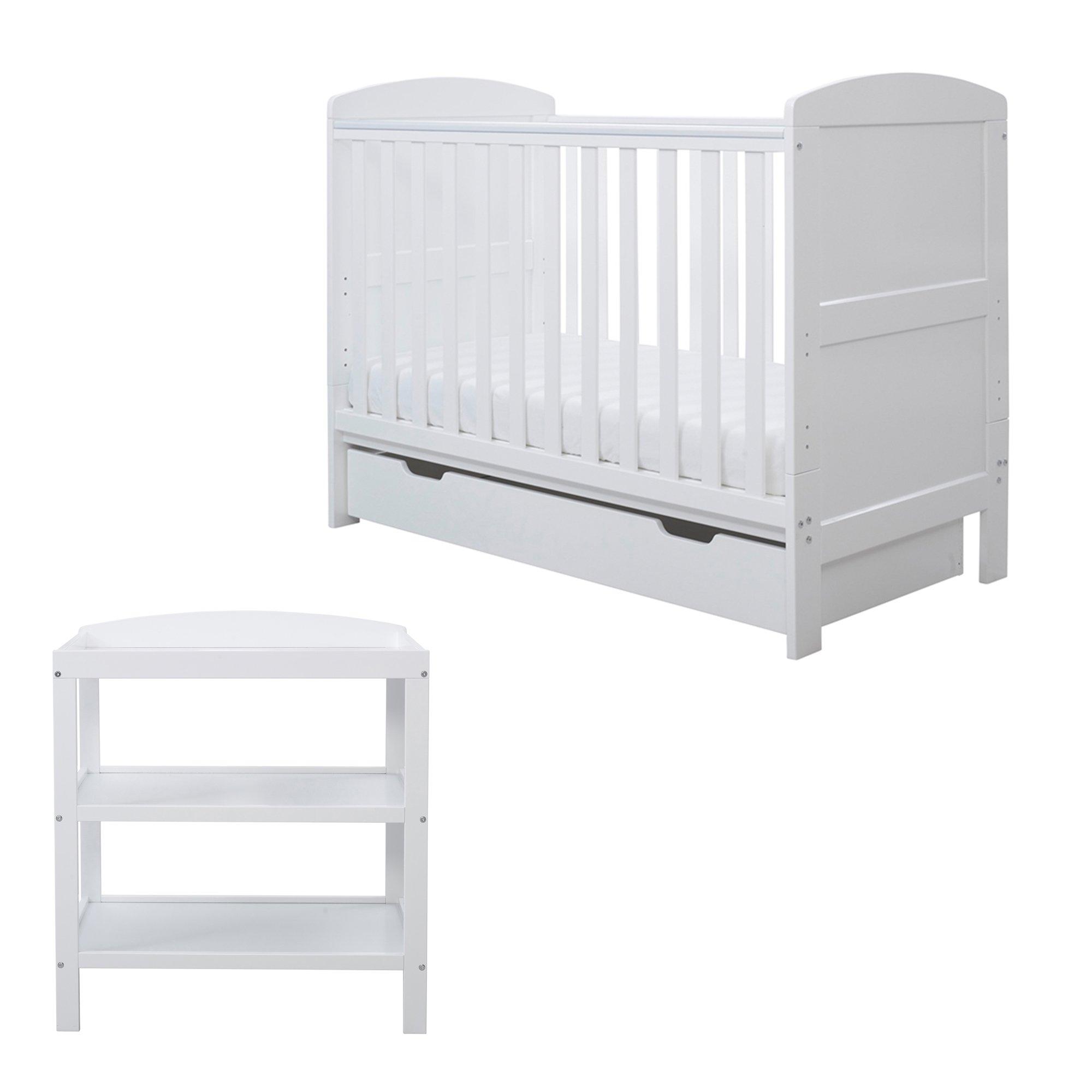 Ickle Bubba  Newborn Coleby Mini 2 Pce Furniture Set And All Seasons M - White - one