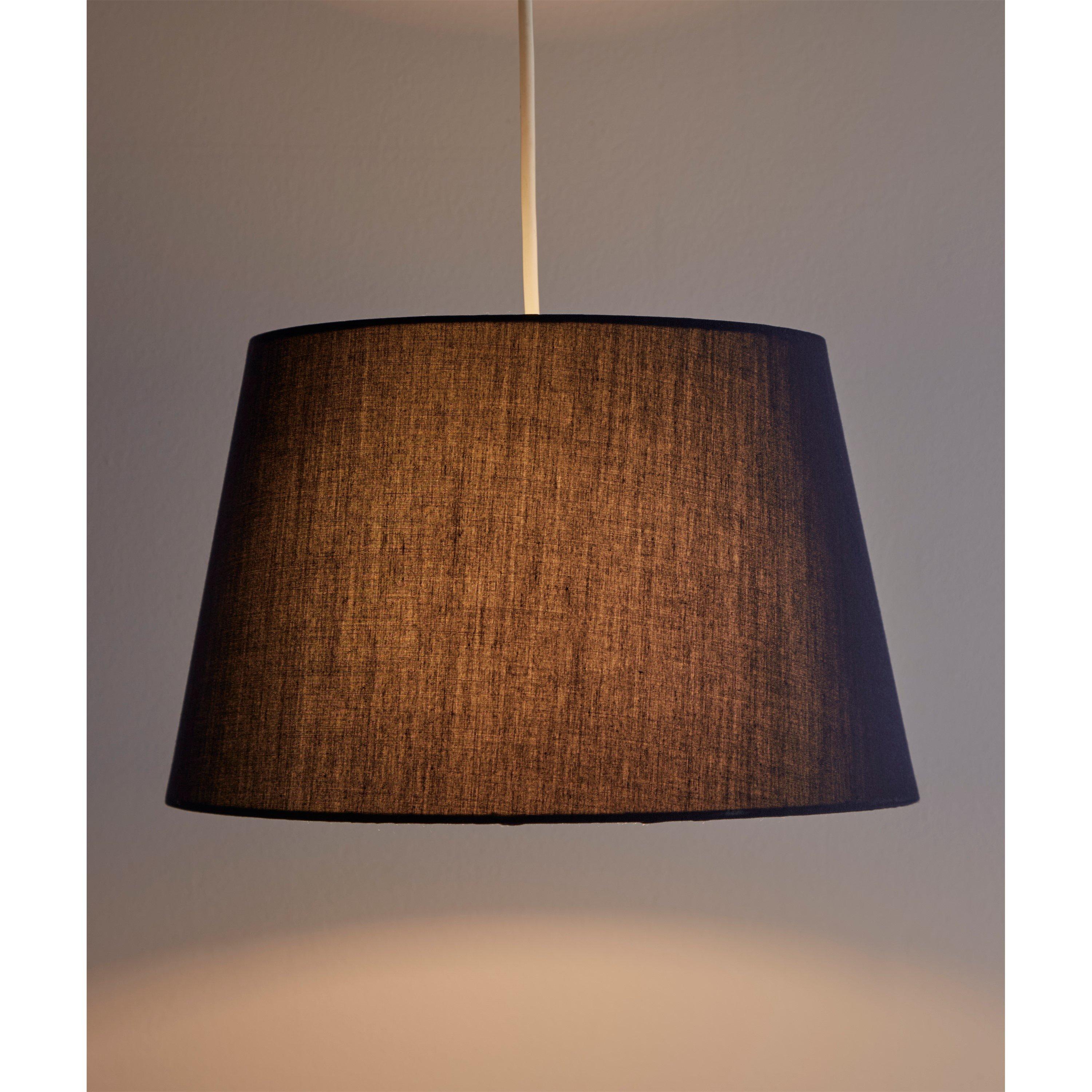 Navy - K Living - 14 Inch Navy Tapered Drum Light Shade - 2