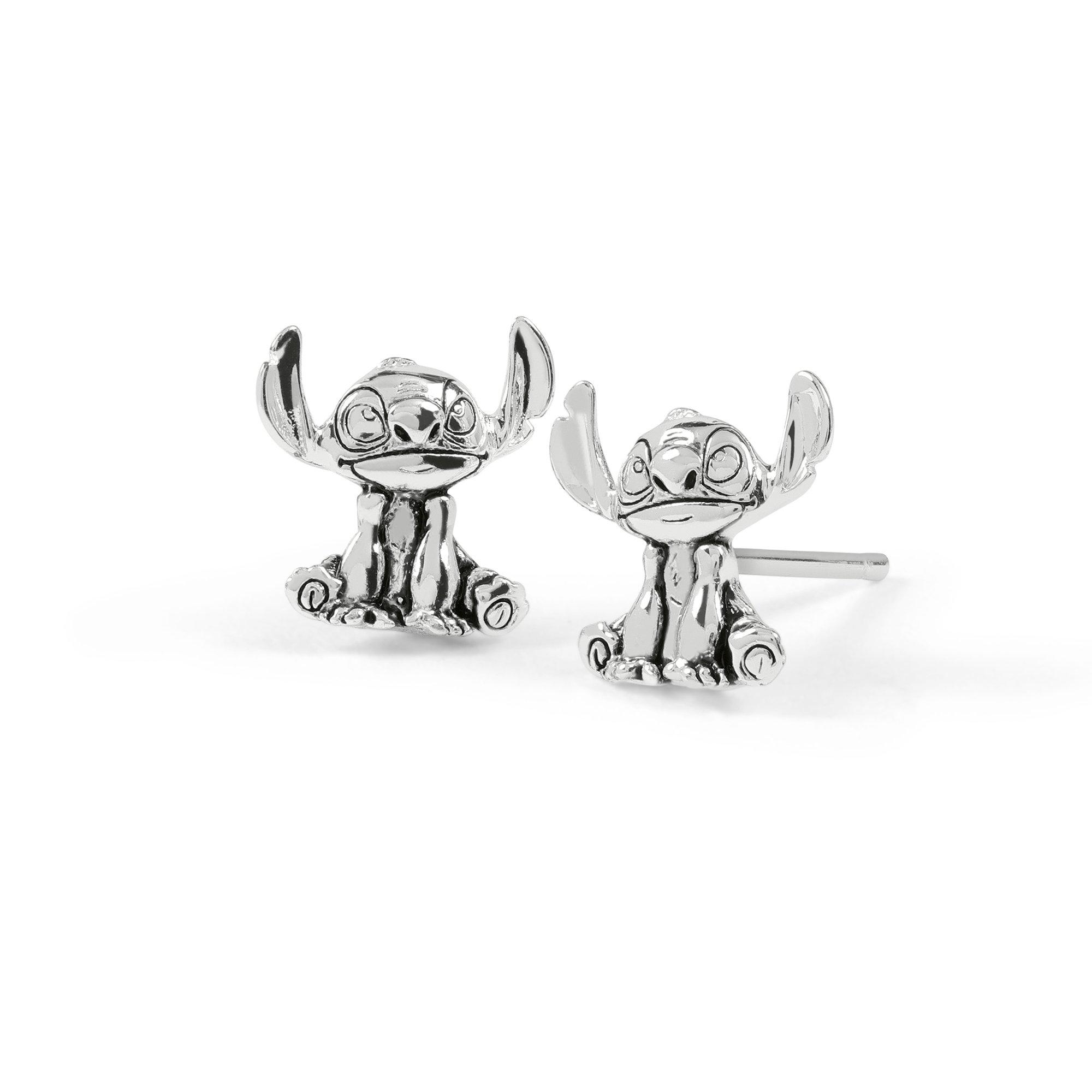 Gold - Disney Stitch - Stitch silver plated Stitch stud earrings - 2