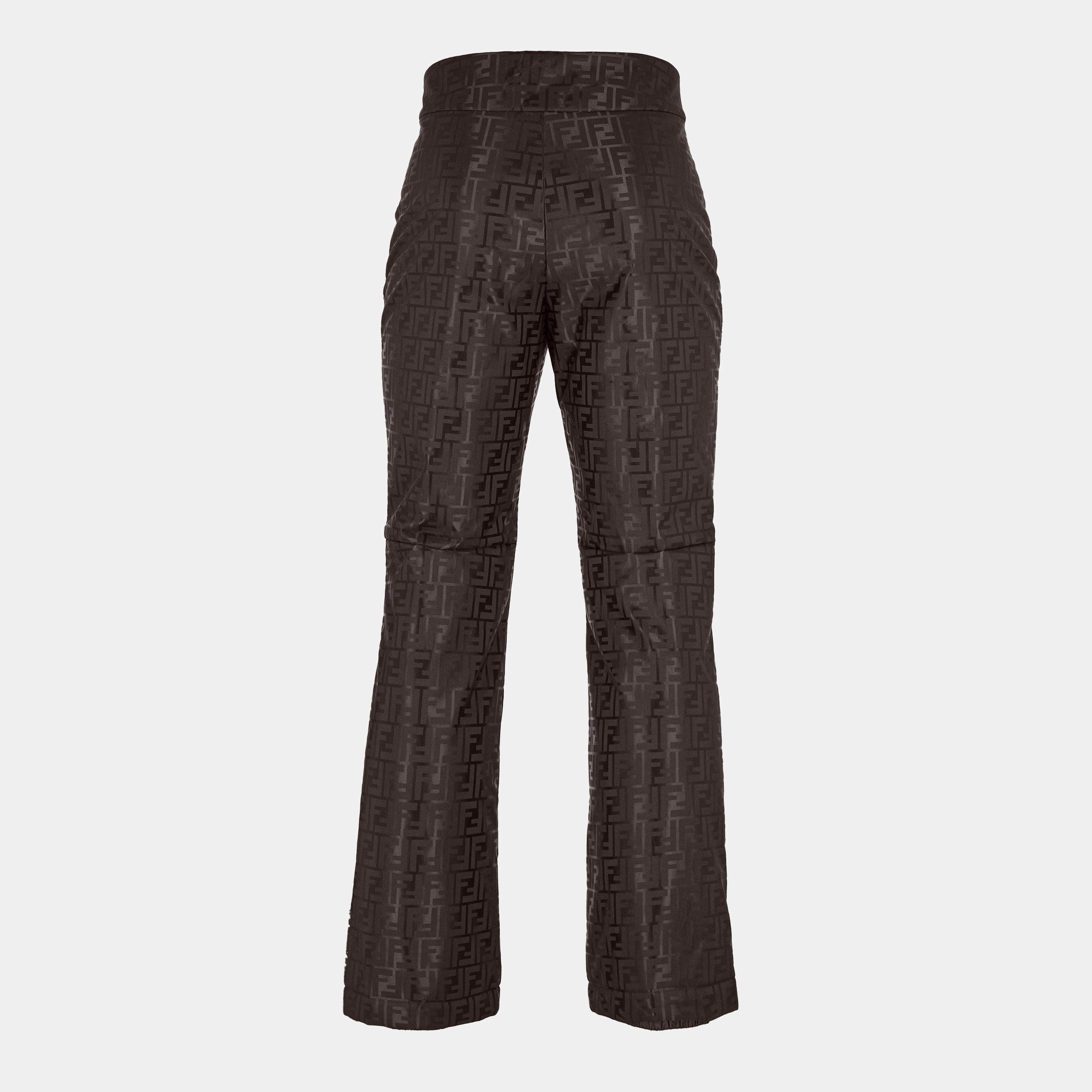 Dark Brown - Fendi - Women's Ski Trousers - 2