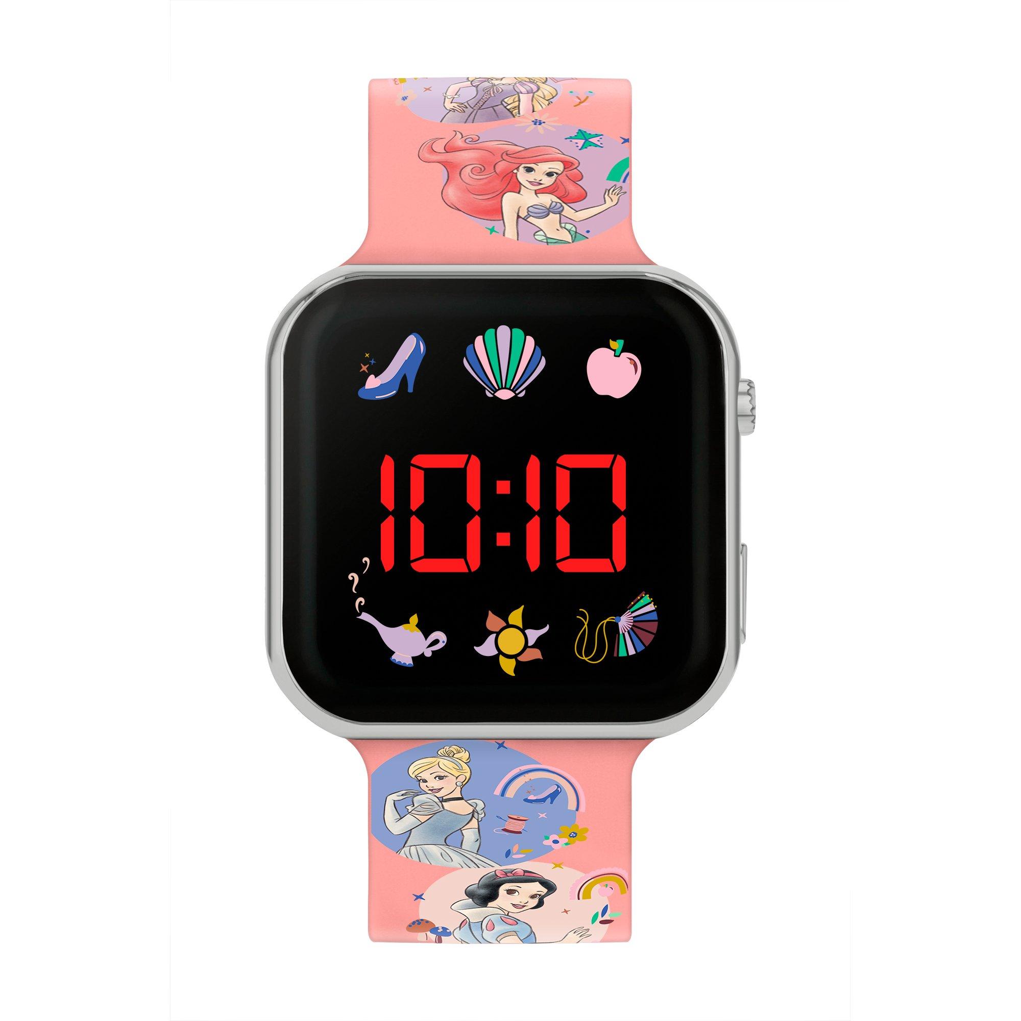 Pink - Disney - Disney Princess LED Silicone Watch - 1