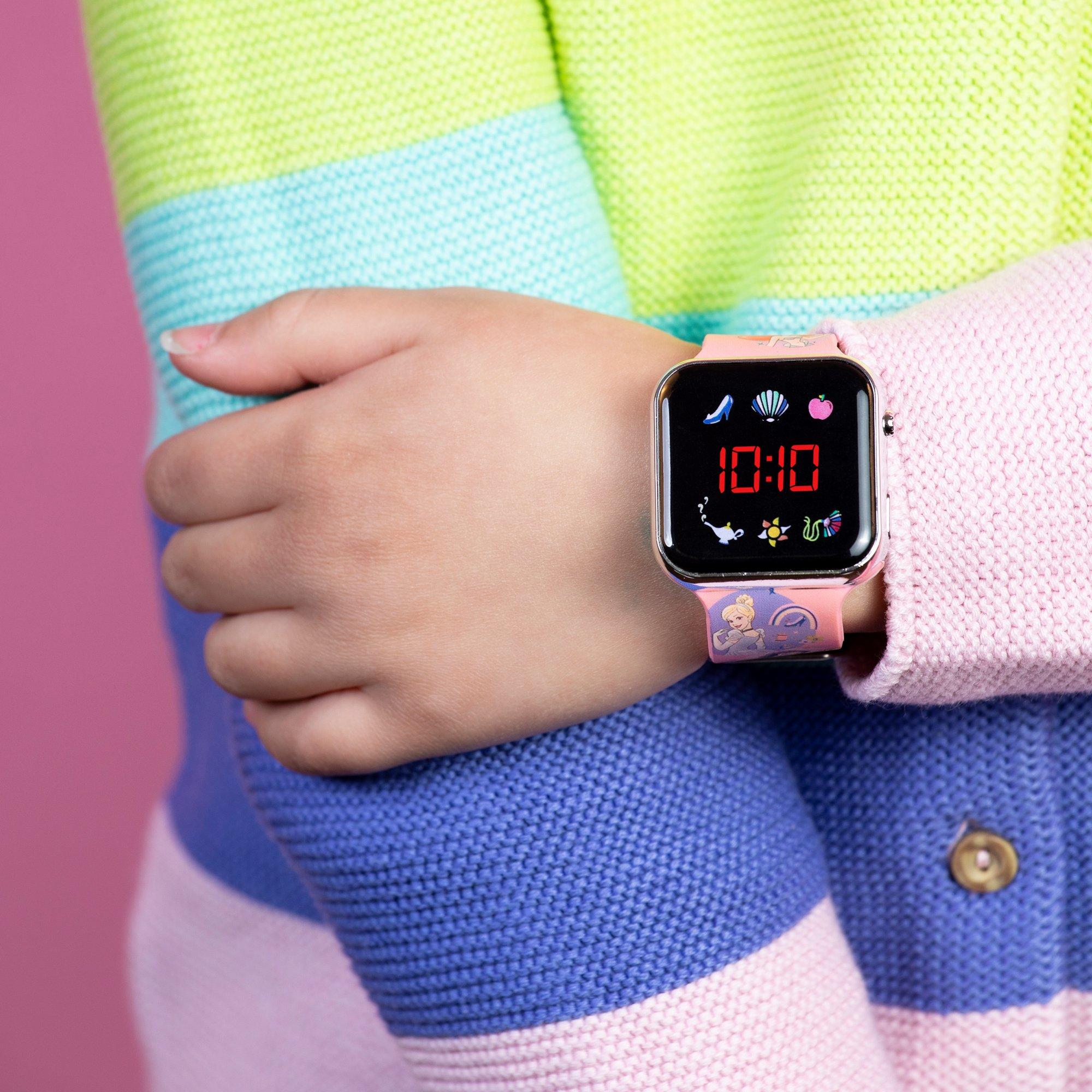 Pink - Disney - Disney Princess LED Silicone Watch - 3