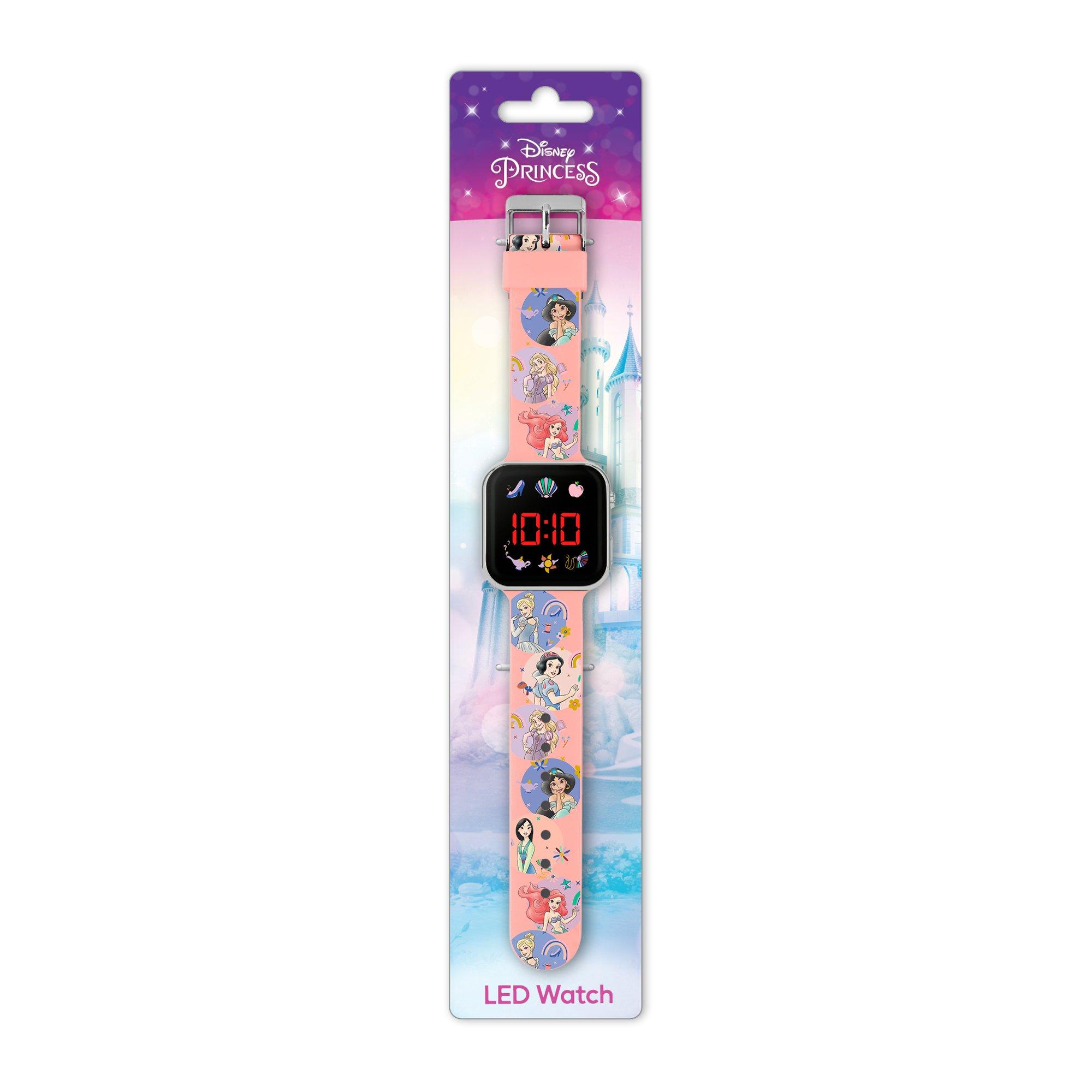 Pink - Disney - Disney Princess LED Silicone Watch - 4