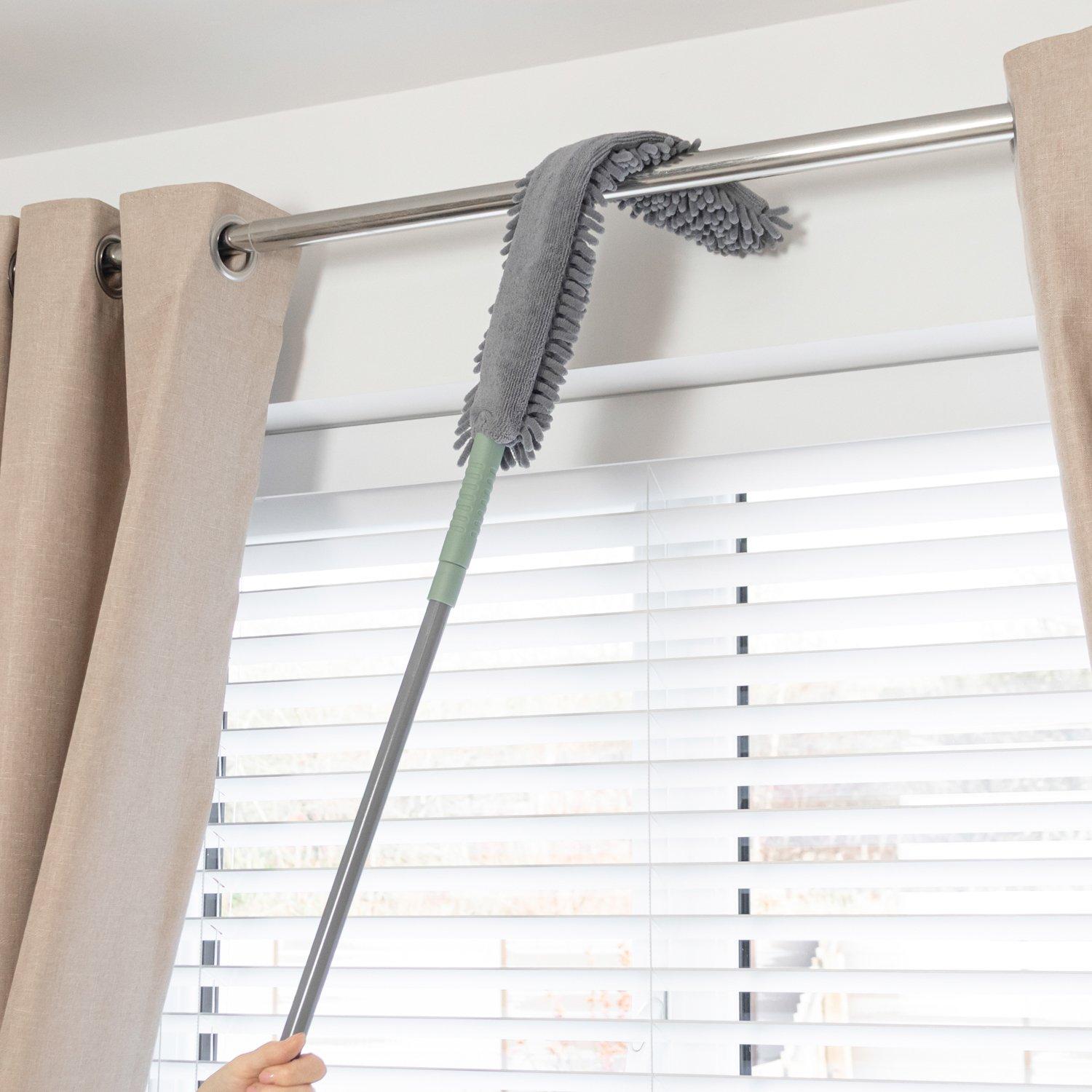Grey - JVL - JVL Extendable Flexible Duster - Grey - 11