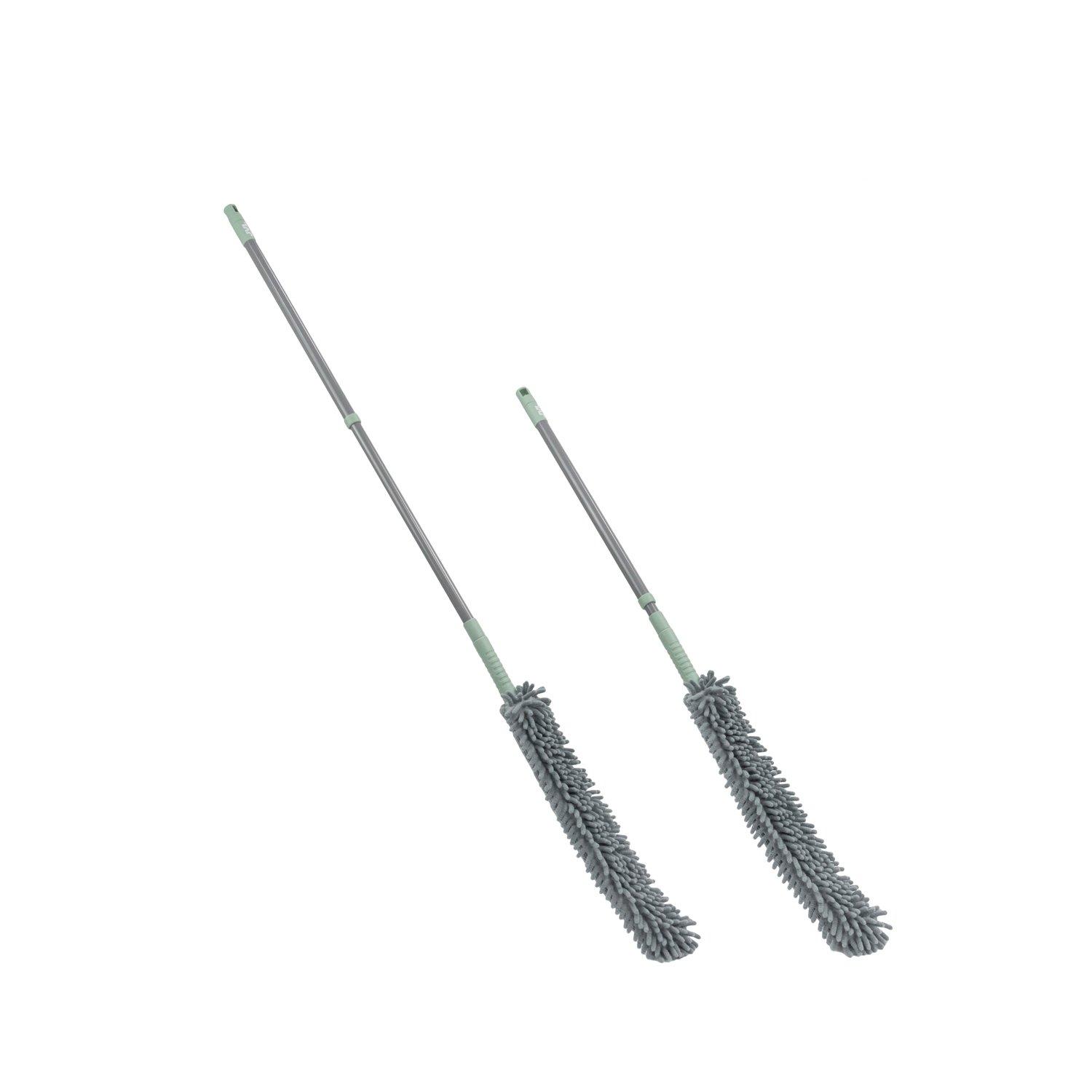 Grey - JVL - JVL Extendable Flexible Duster - Grey - 7
