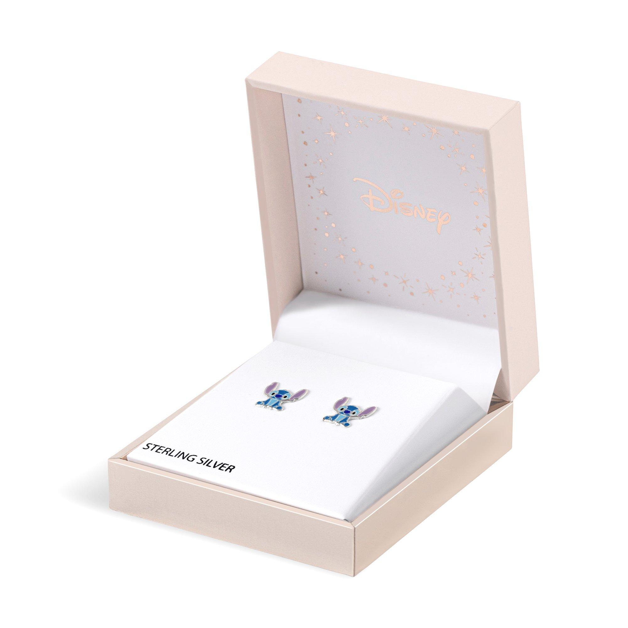 Silver - Disney Stitch - Stitch sterling silver 925 enamel stud earrings - 3