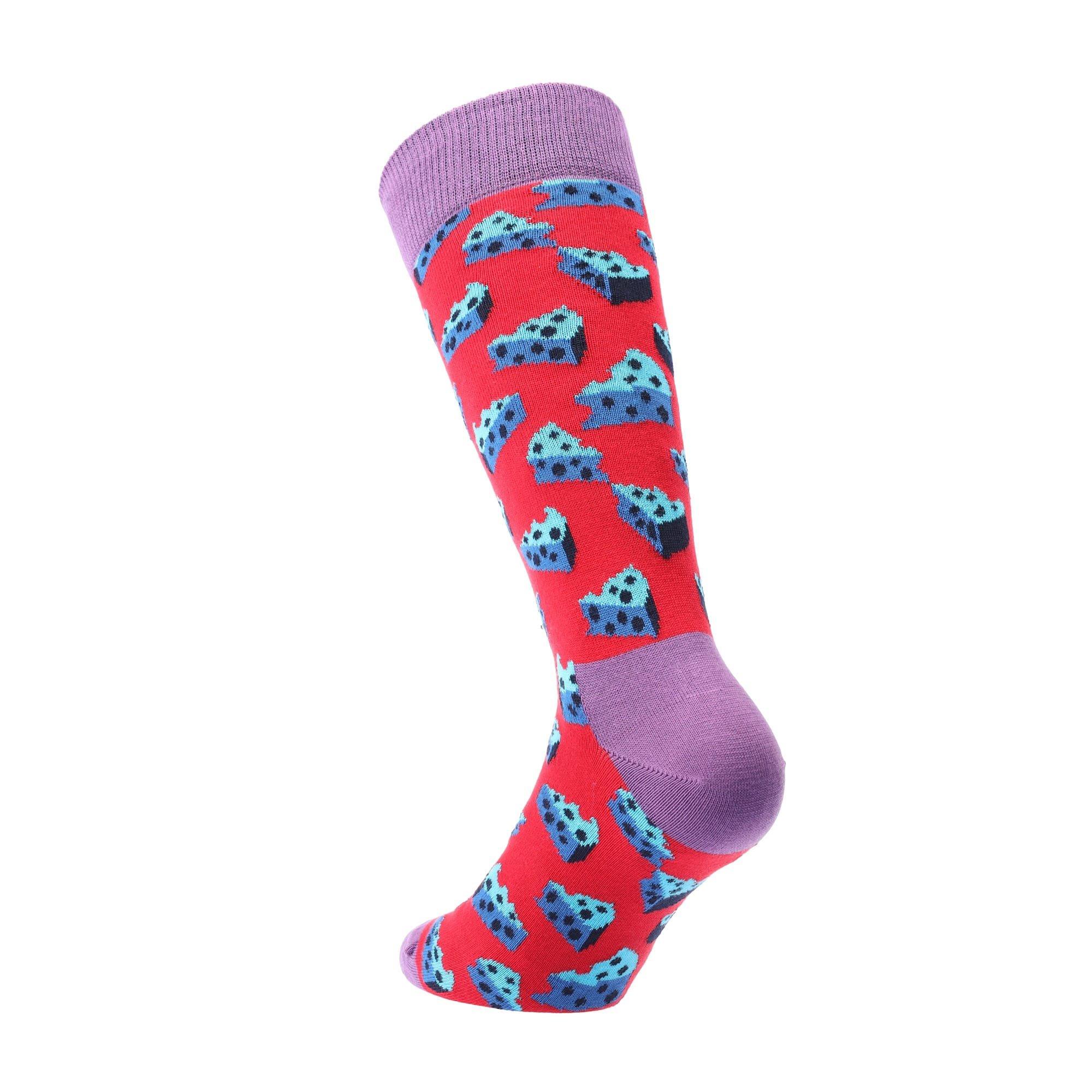 Red - Happy Socks - Cheese Socks - 2