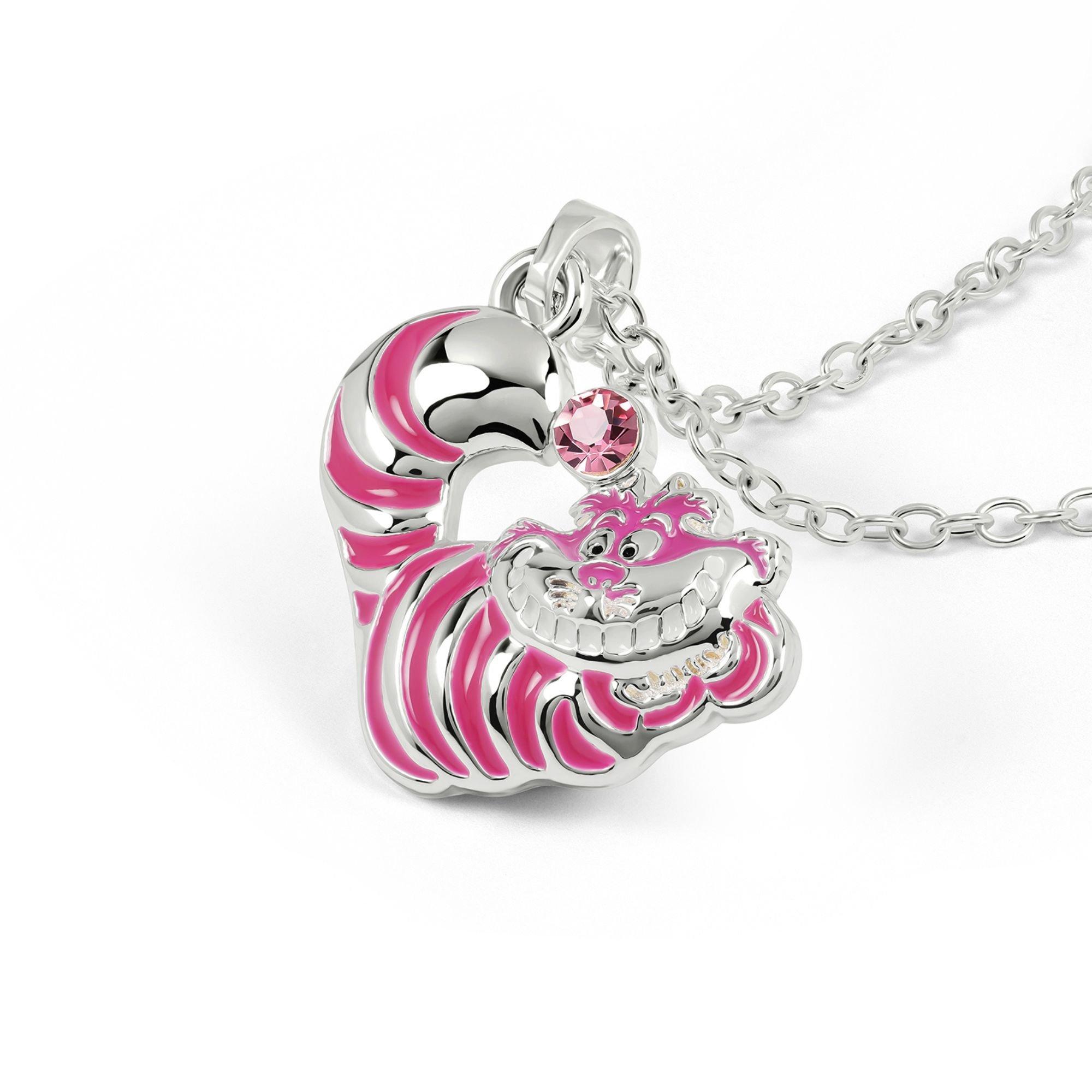 Silver - Disney - Disney Cheshire Cat silver plated necklace - 2
