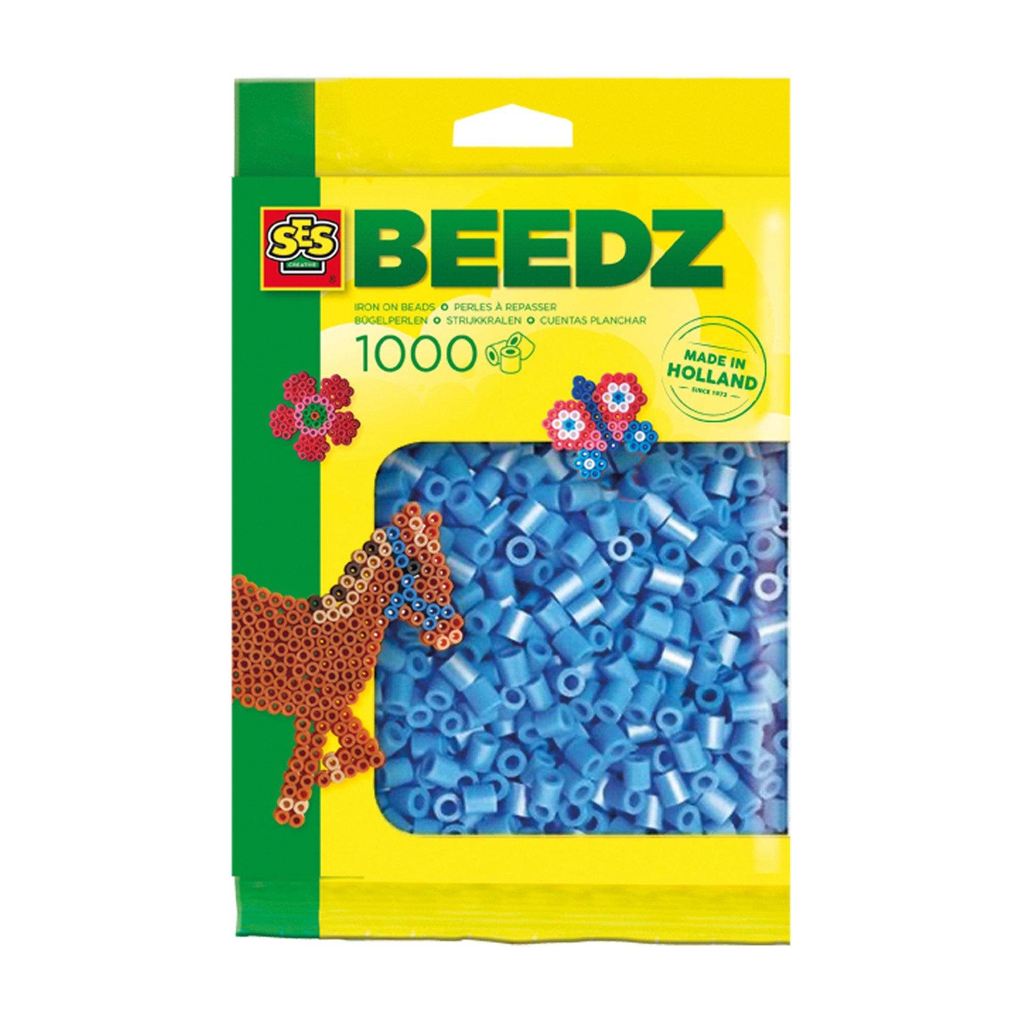 Multi - SES Creative - Iron on beads 1000 sky blue