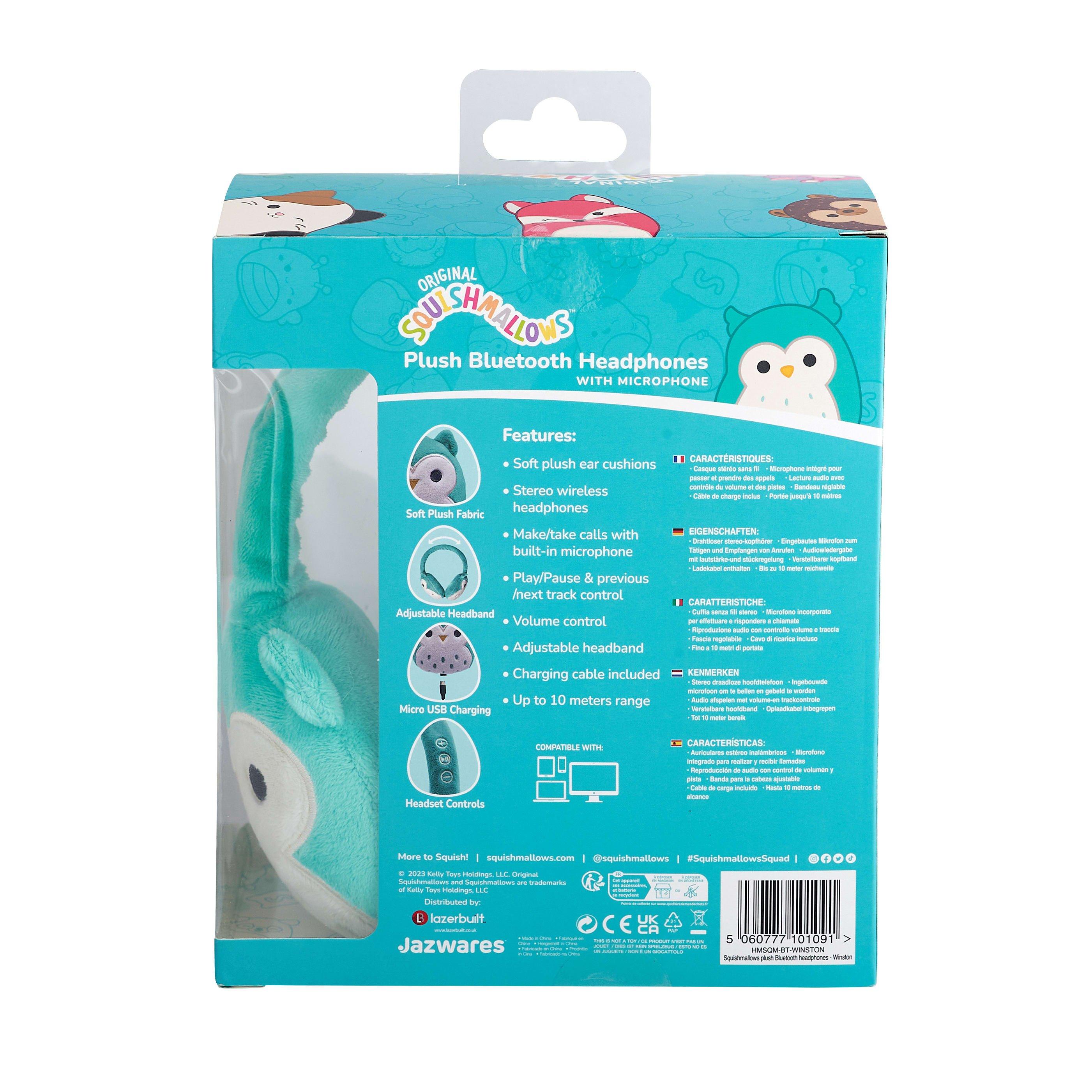 Multi Format An - Squishmallows - Squishmallows Winston the Owl Plush Headphones - 6