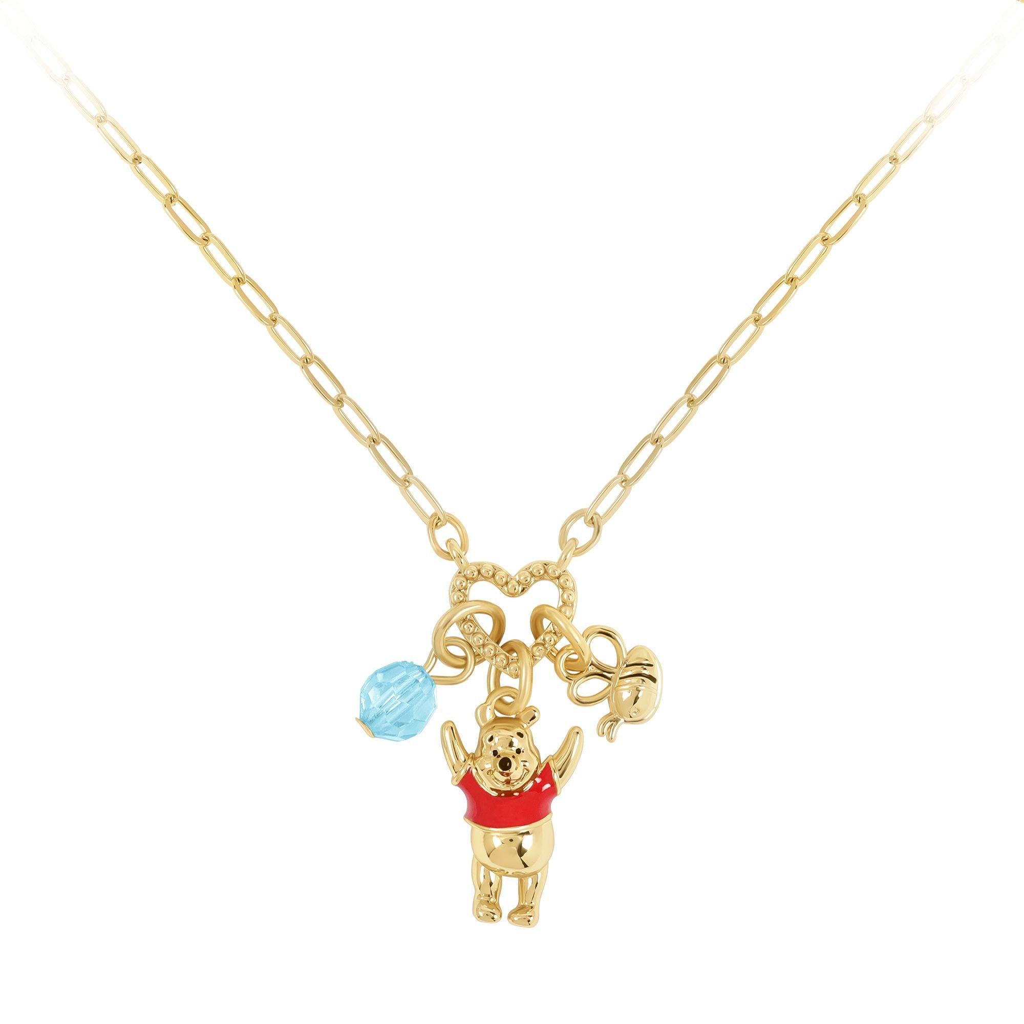 Winnie The Pooh Winnie the Pooh gold plated charm necklace