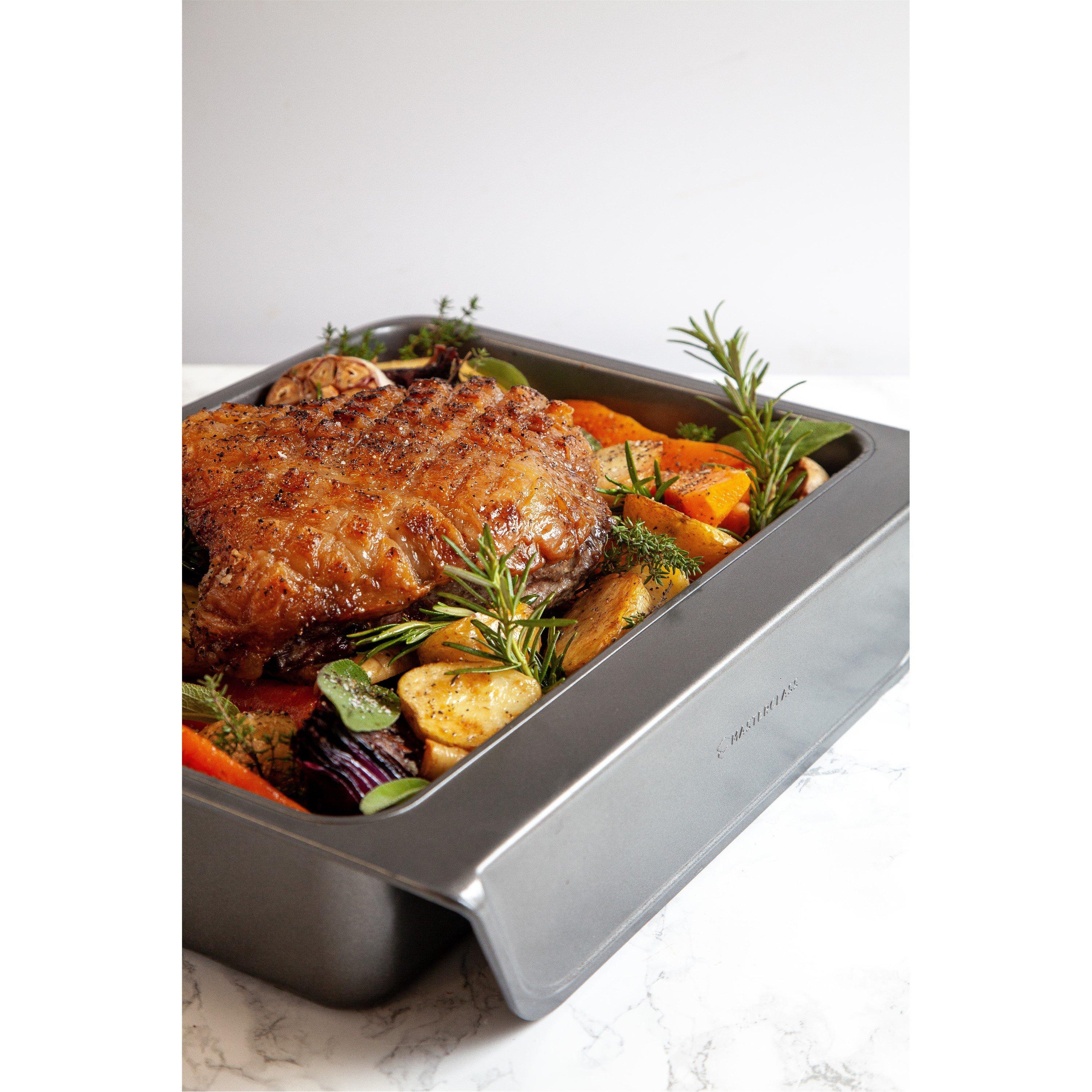 Grey - MasterClass - Smart Stack Non-Stick Roasting Tin - 3
