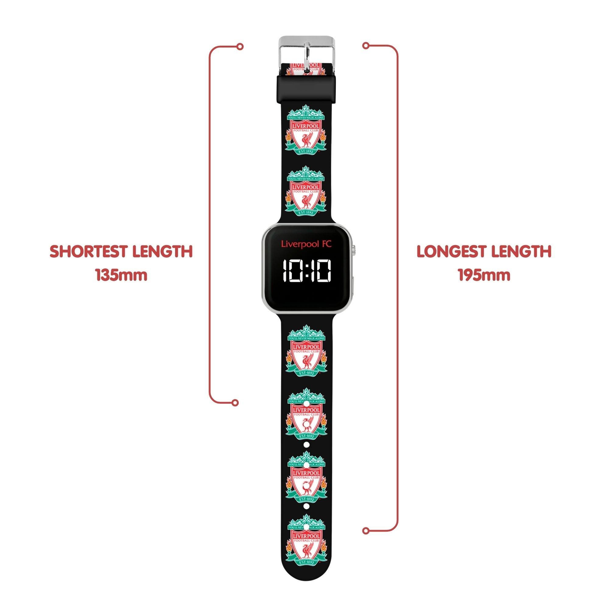 Black - Liverpool FC - Liverpool FC Silicone Strap LED Watch for Kids - 4