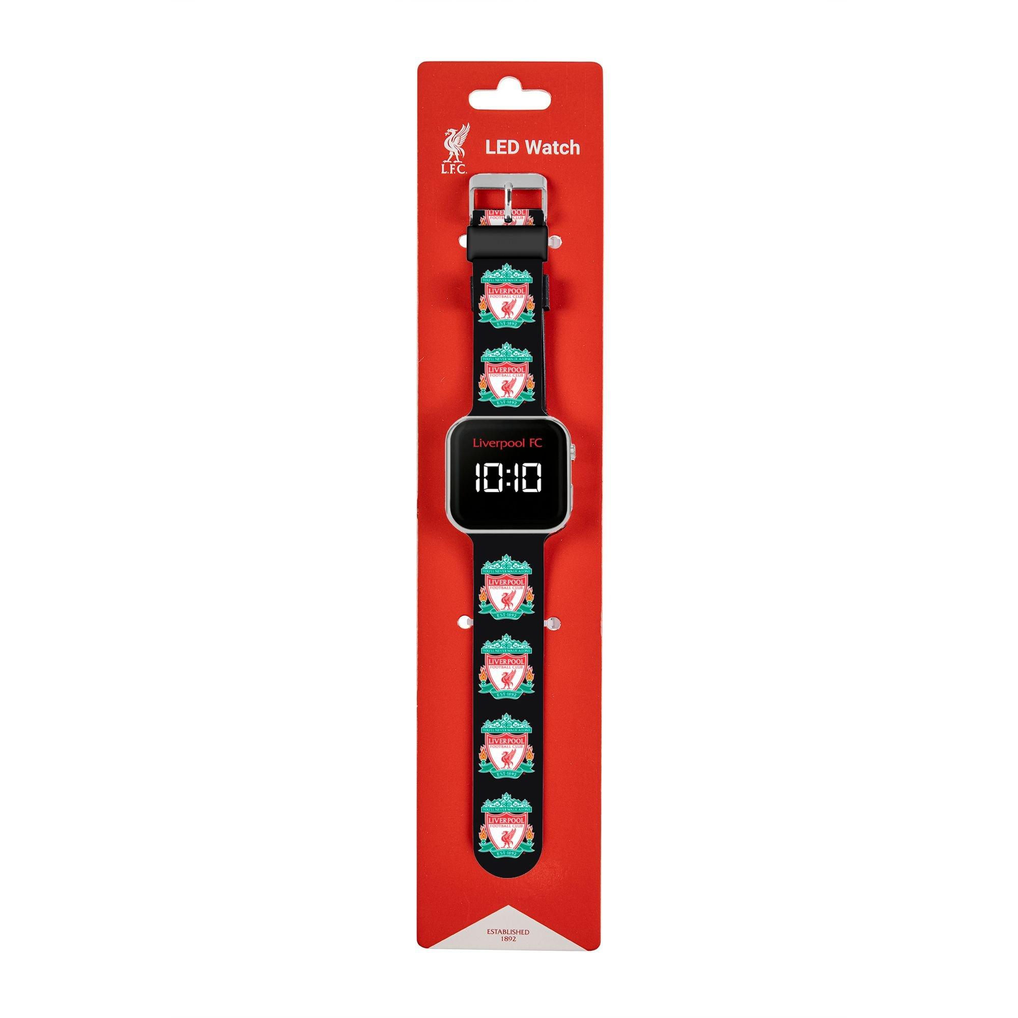 Black - Liverpool FC - Liverpool FC Silicone Strap LED Watch for Kids - 5