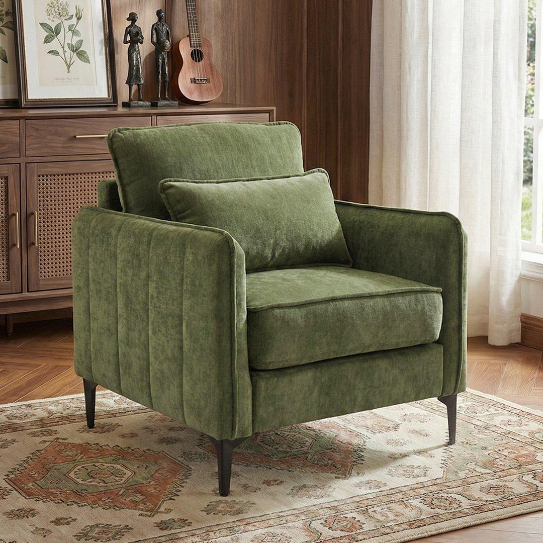 Green - Kabinet UK - Single Sofa Armchair - 1