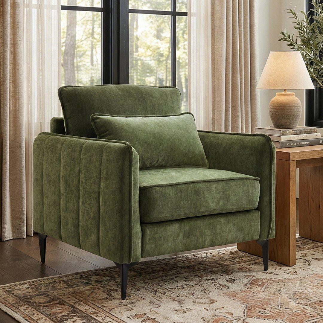 Green - Kabinet UK - Single Sofa Armchair - 2