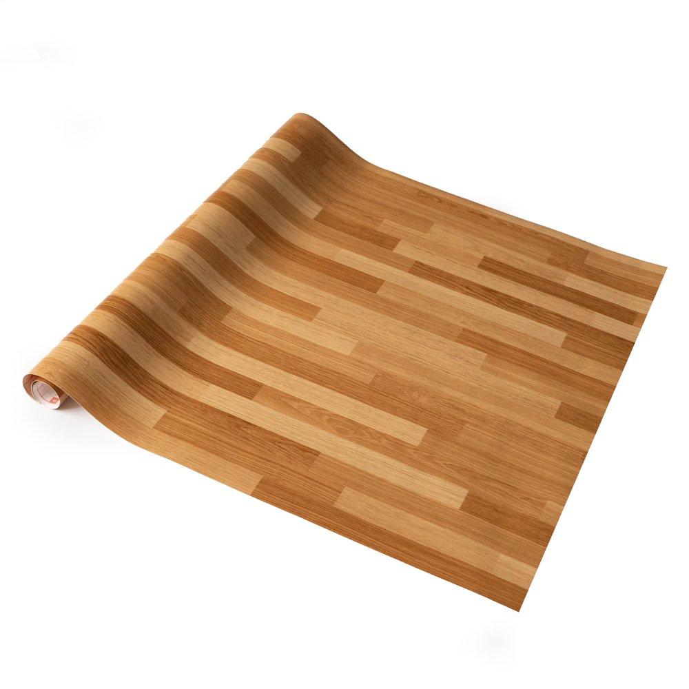 Brown - D C Fix - Mod Butchers Block Self Adhesive Vinyl Wrap - 1
