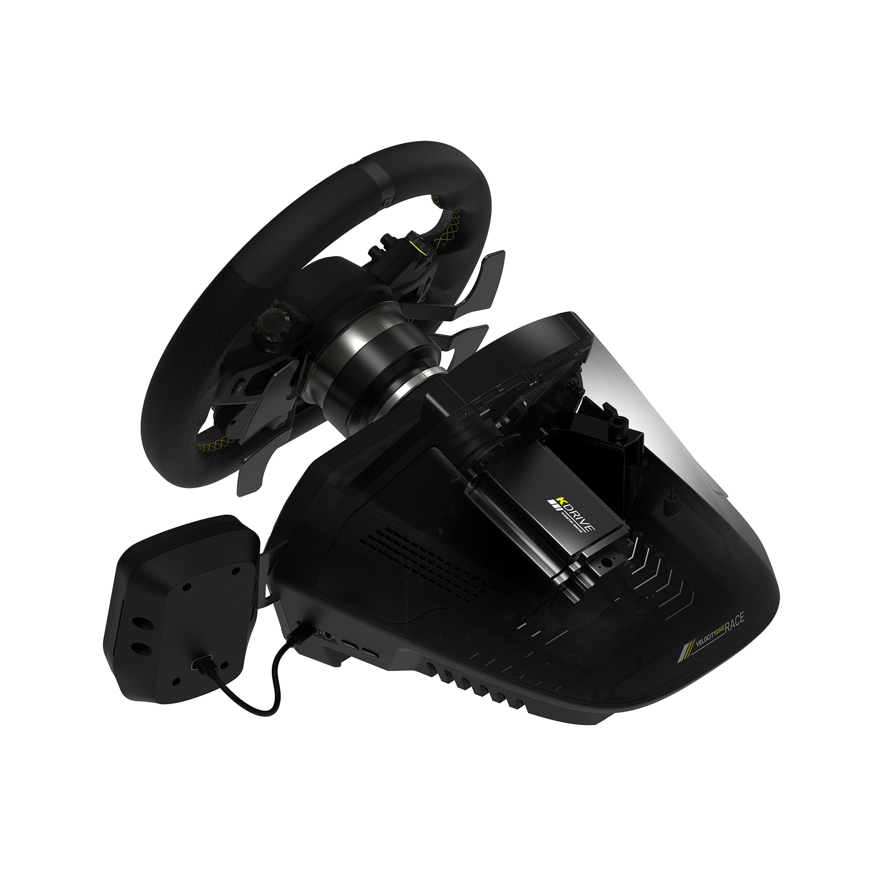 Black - Turtle Beach - VelocityOne Race Wheel for Xbox/PC - 4