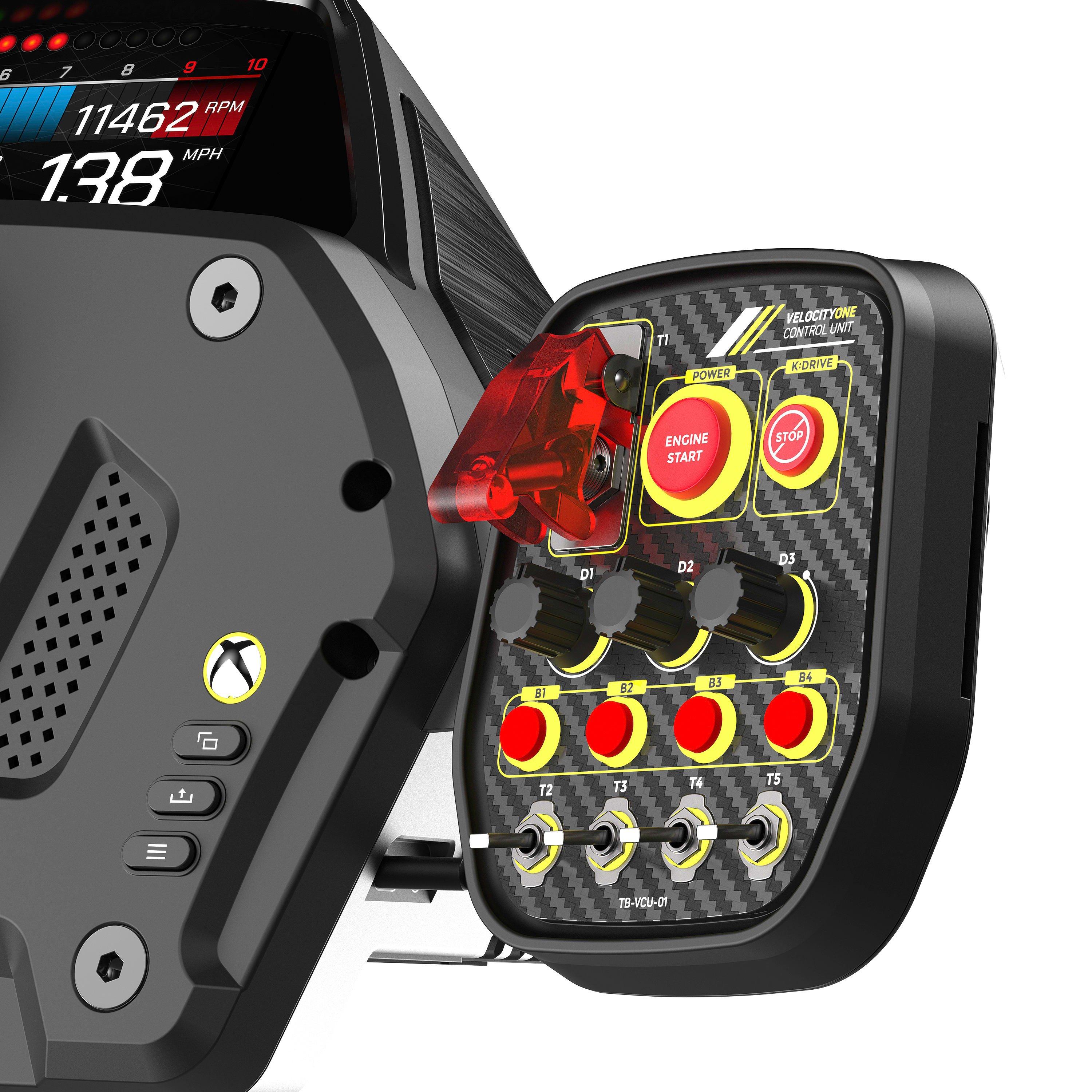 Black - Turtle Beach - VelocityOne Race Wheel for Xbox/PC - 7