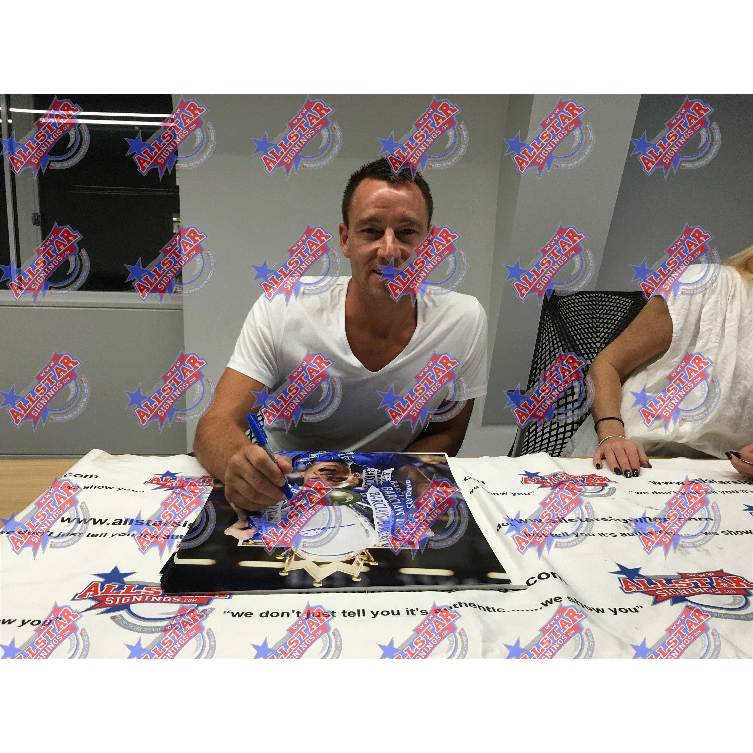 Blue - AllStarSignings Ltd - John Terry signed & framed Chelsea photograph - 2