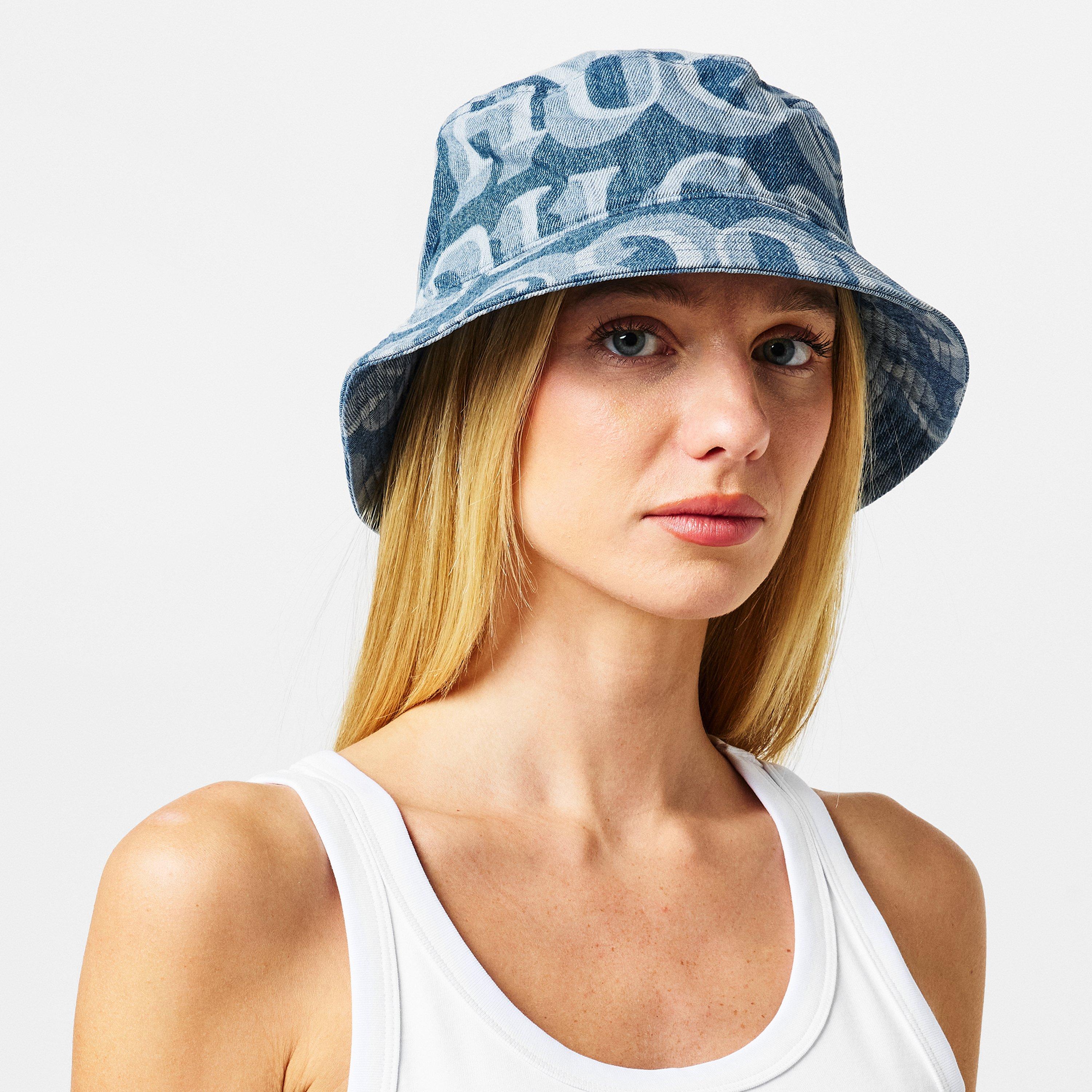 Dark Blue - Hugo - Women's Adalyn Lasered Bucket Hat - 3