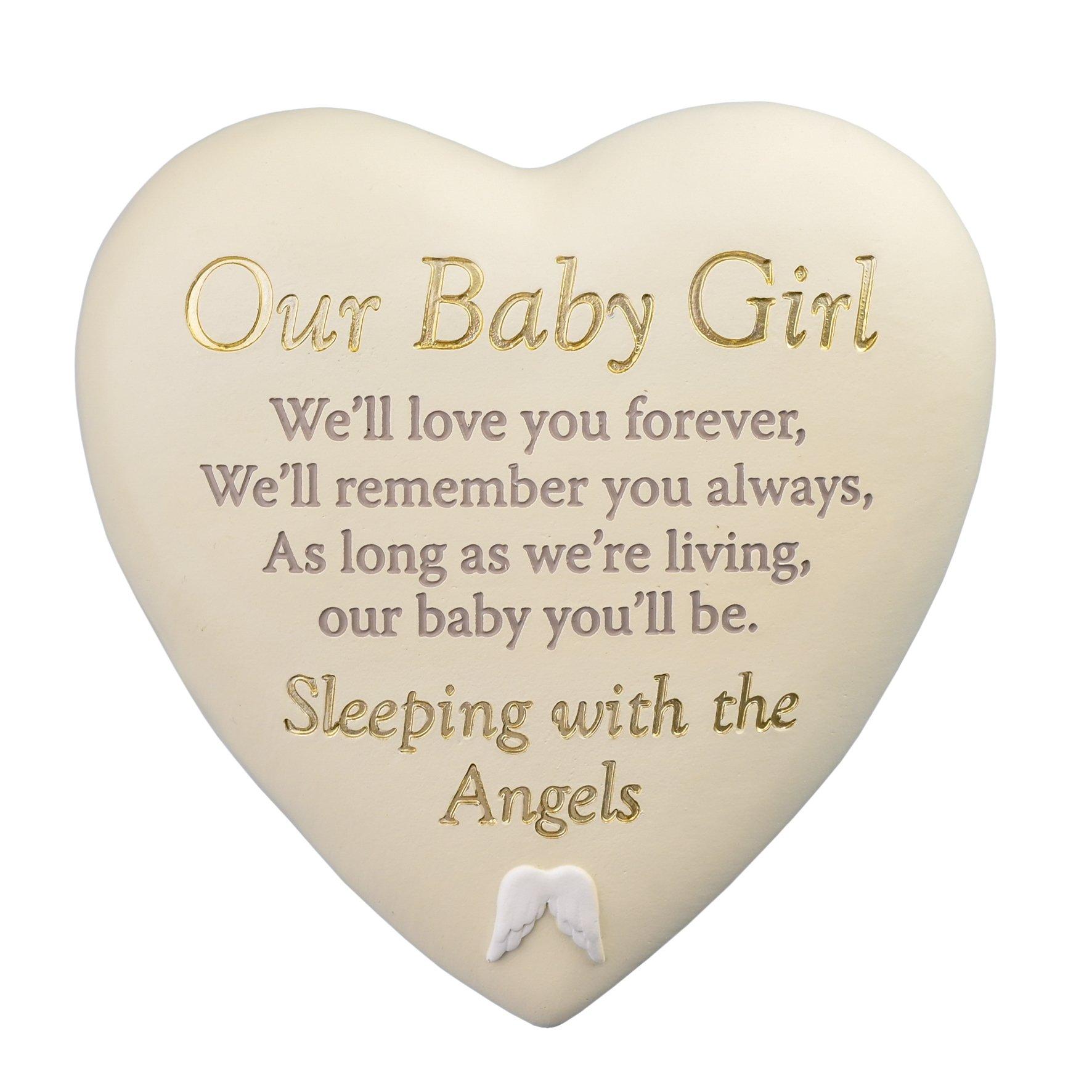 Off White - Celebrations - Graveside Plaque - Our Baby Girl - 1