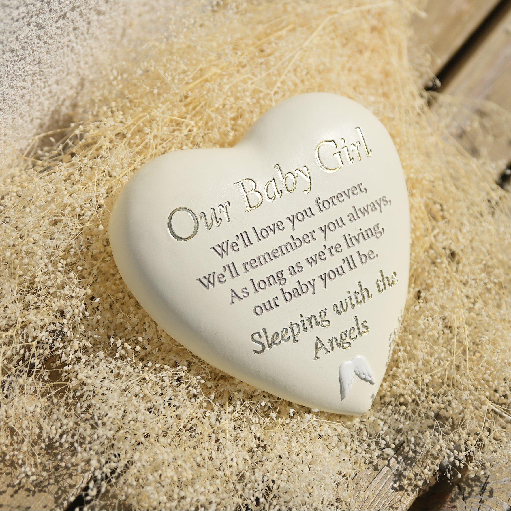 Off White - Celebrations - Graveside Plaque - Our Baby Girl - 4