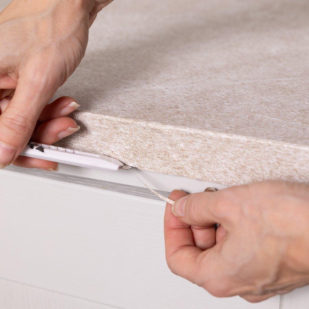 Beige - D C Fix - dc fix Stone Memy Beige Self Adhesive Vinyl - 4