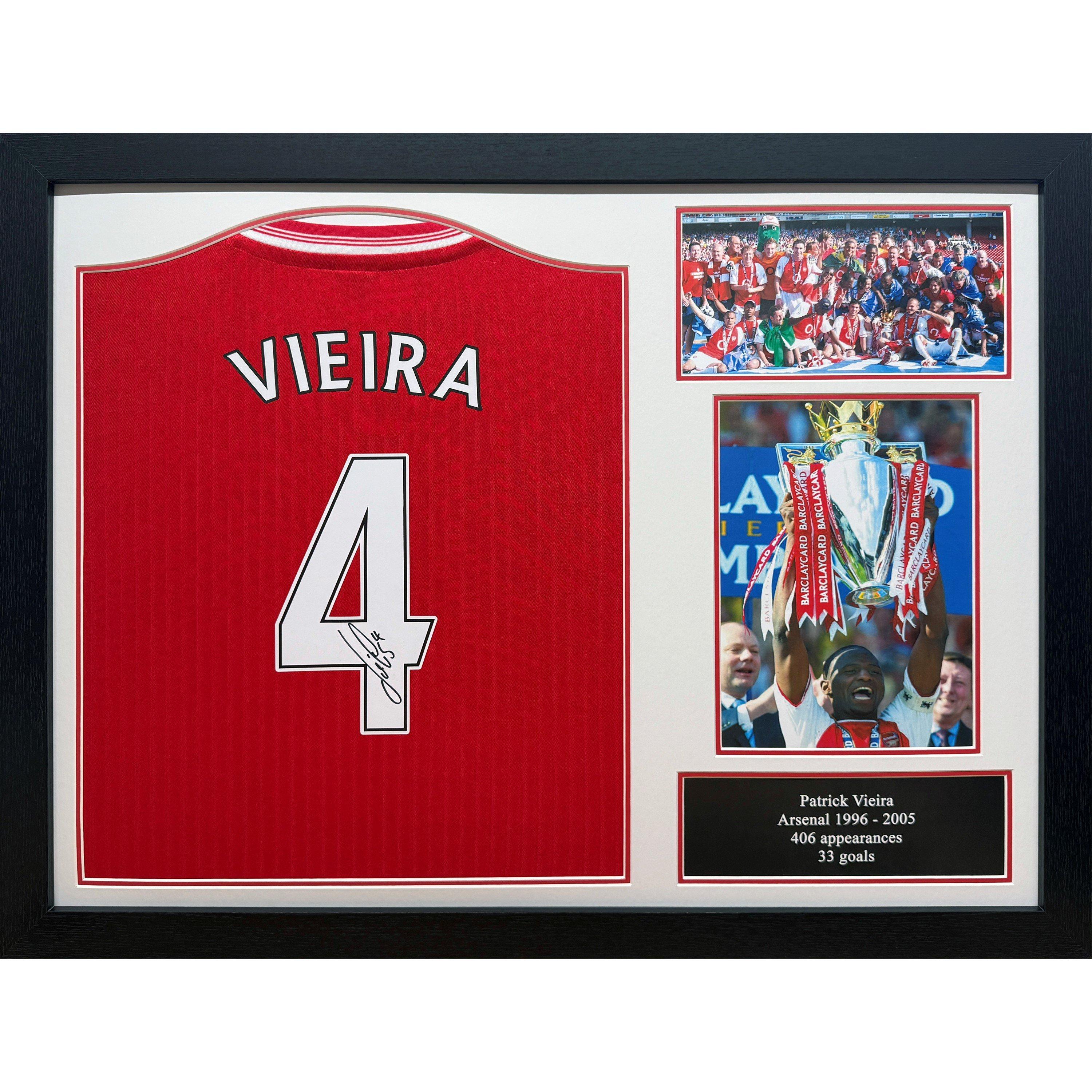 Red - AllStarSignings Ltd - Patrick Vieira signed & framed Arsenal shirt - 1