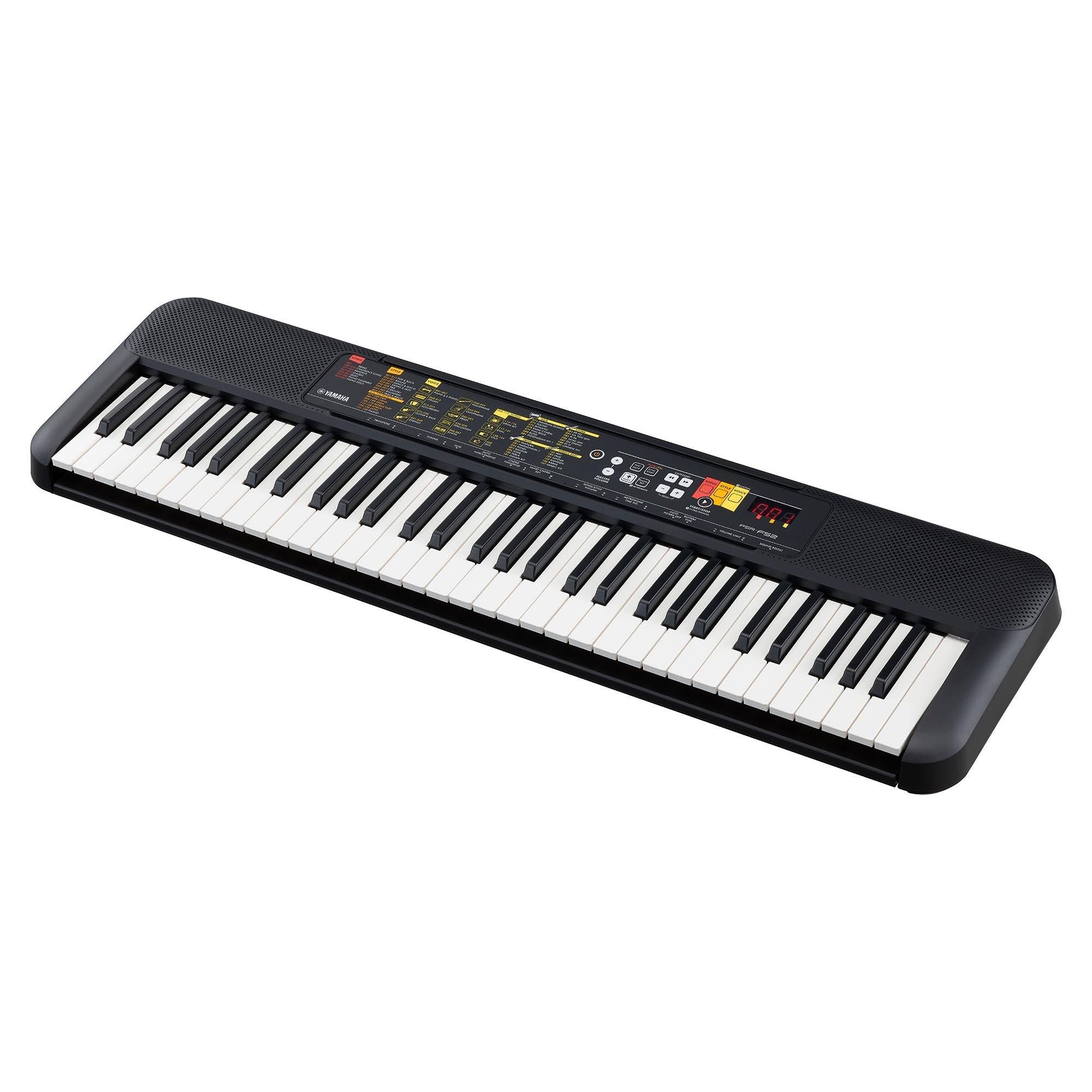 Black - Yamaha - PSR-F52 Portable Keyboard - 4