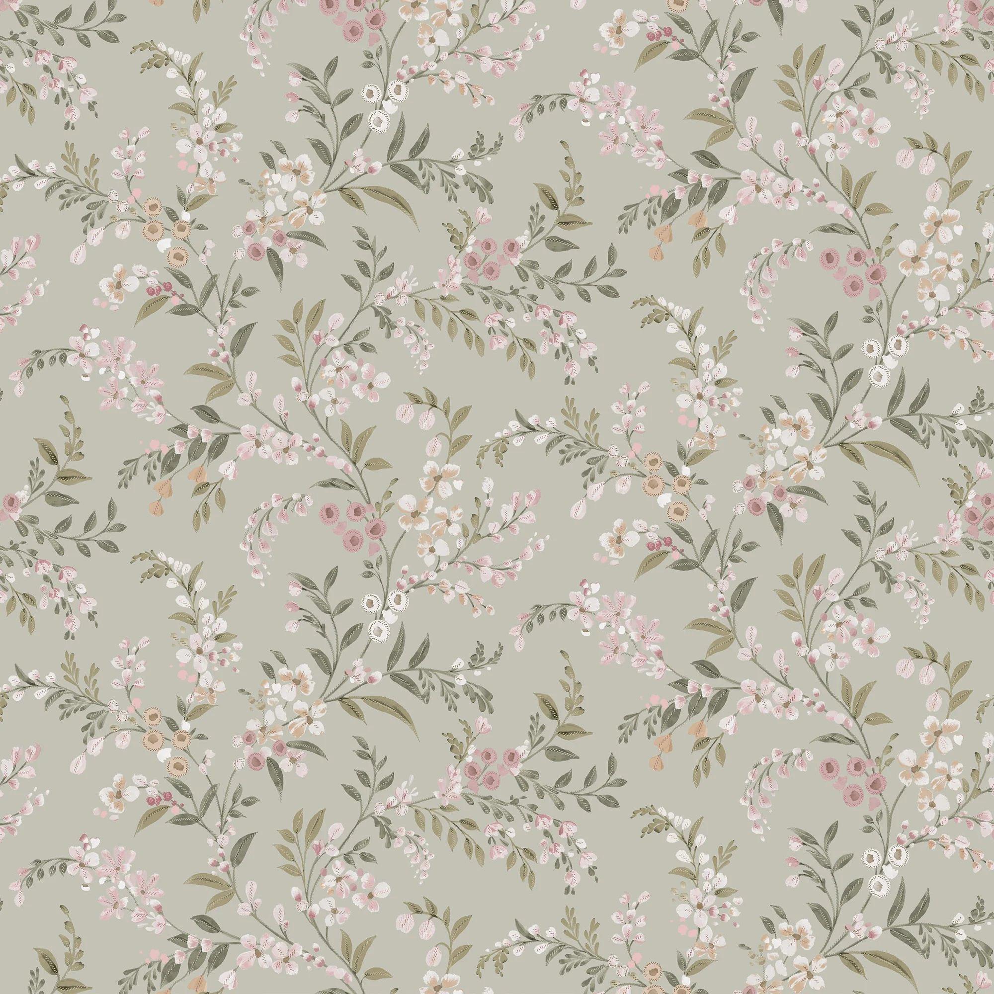 Clara Floral Wallpaper