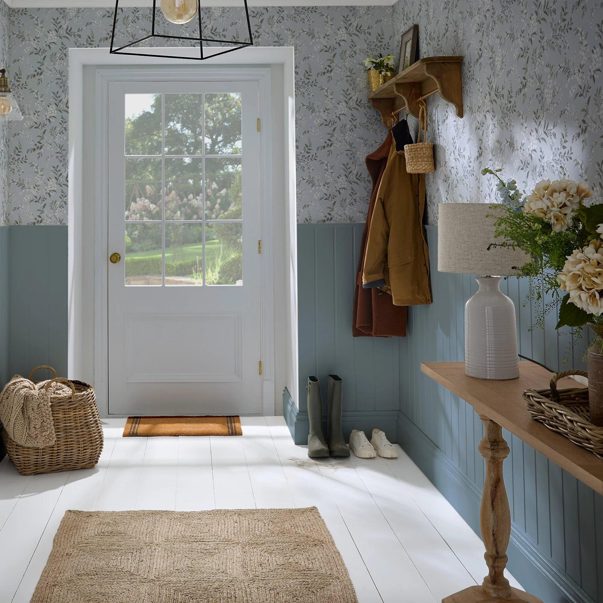 Blue - Superfresco Easy - Clara Floral Wallpaper - 2