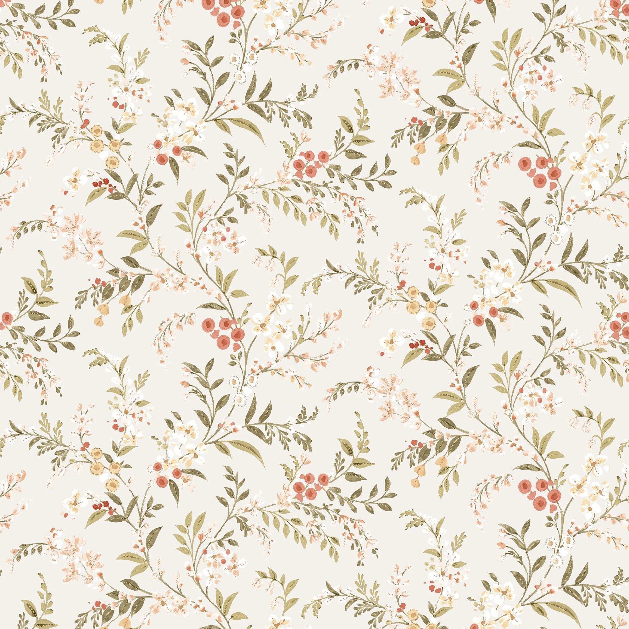 Clara Floral Wallpaper