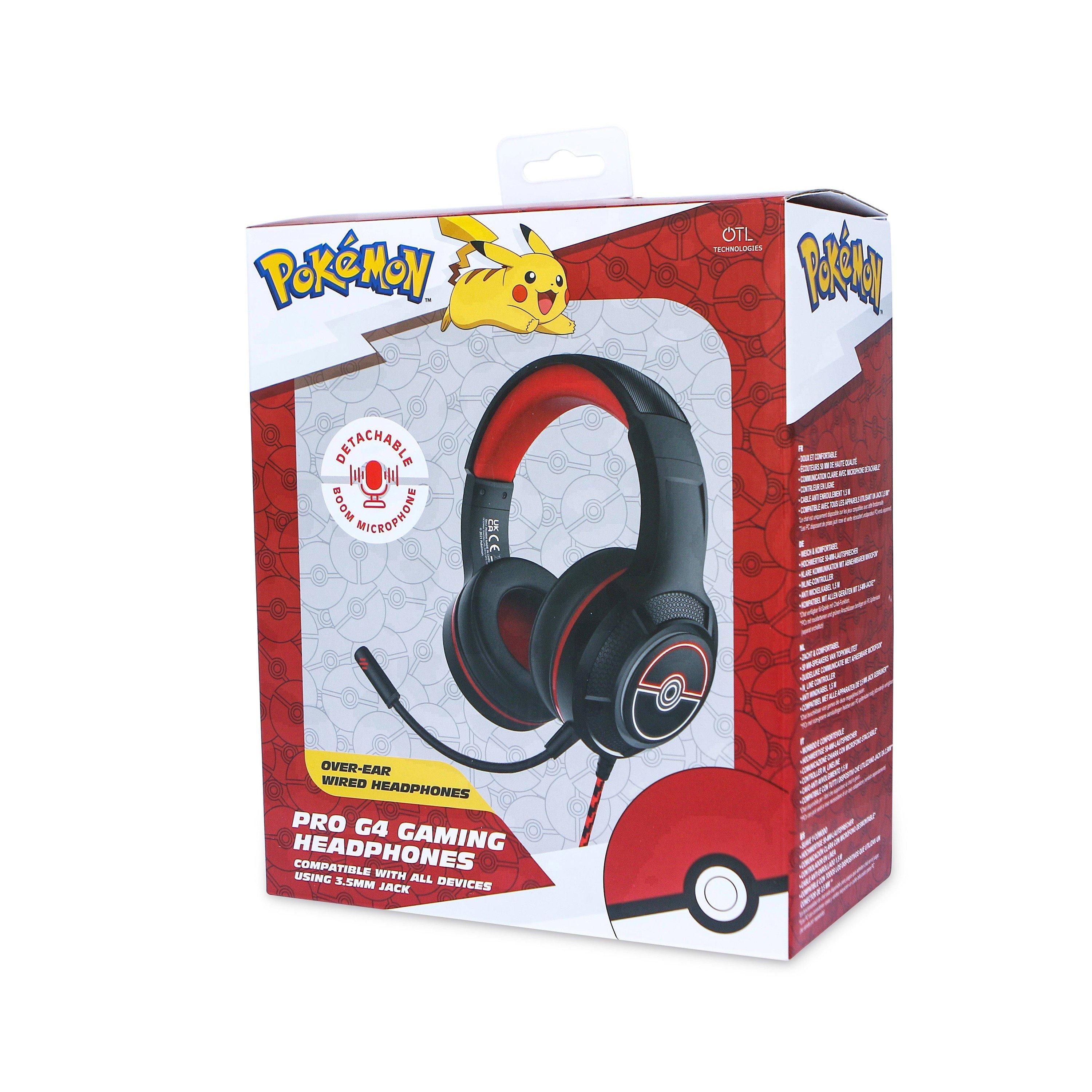 Ps5 - Pokemon - OTL PRO G4 Pokémon Pokéball Gaming Headphones - 9